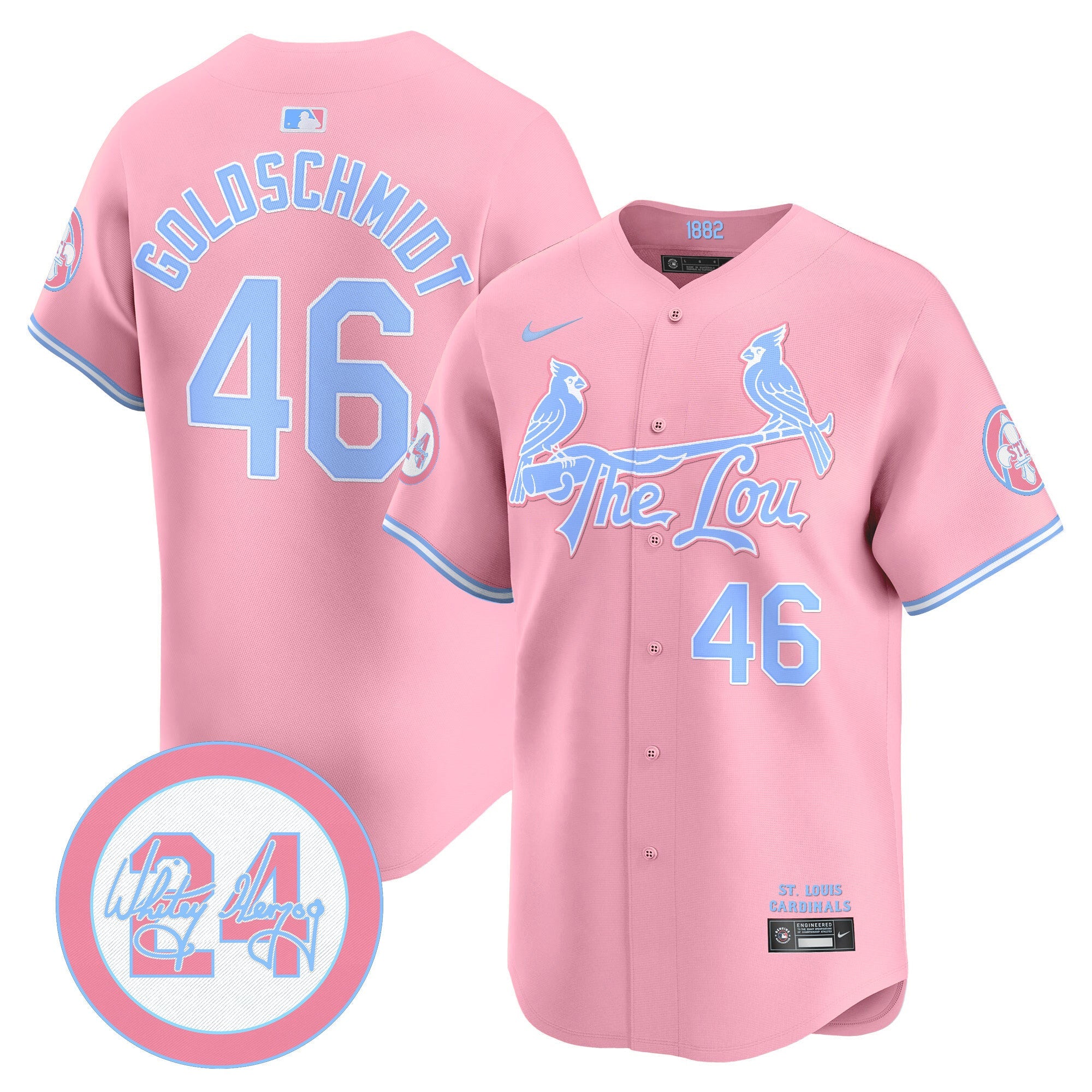 Unisex St. Louis Bubblegum Pink Vapor Premier Limited Jersey