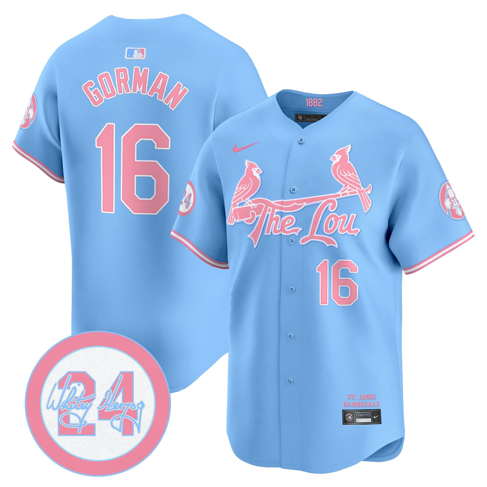 Unisex St. Louis Bubblegum Pink Vapor Premier Limited Jersey