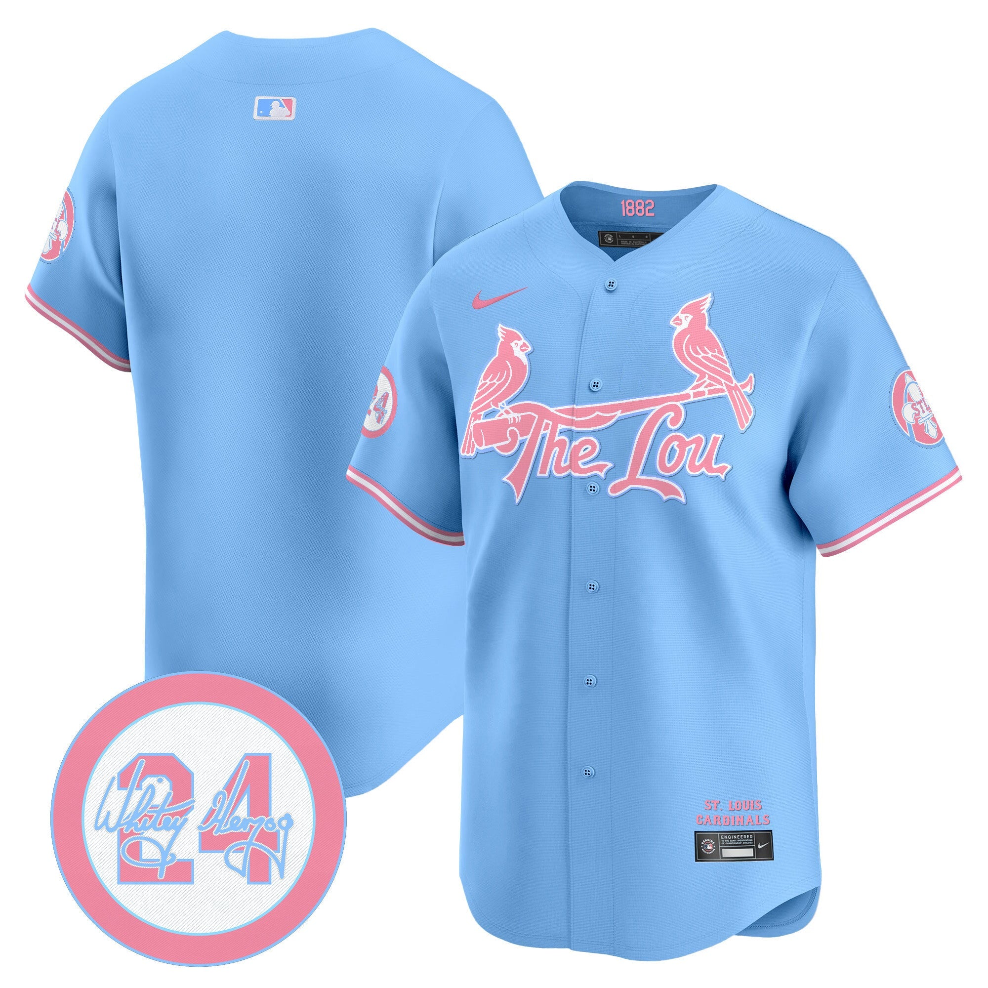 Unisex St. Louis Bubblegum Pink Vapor Premier Limited Jersey