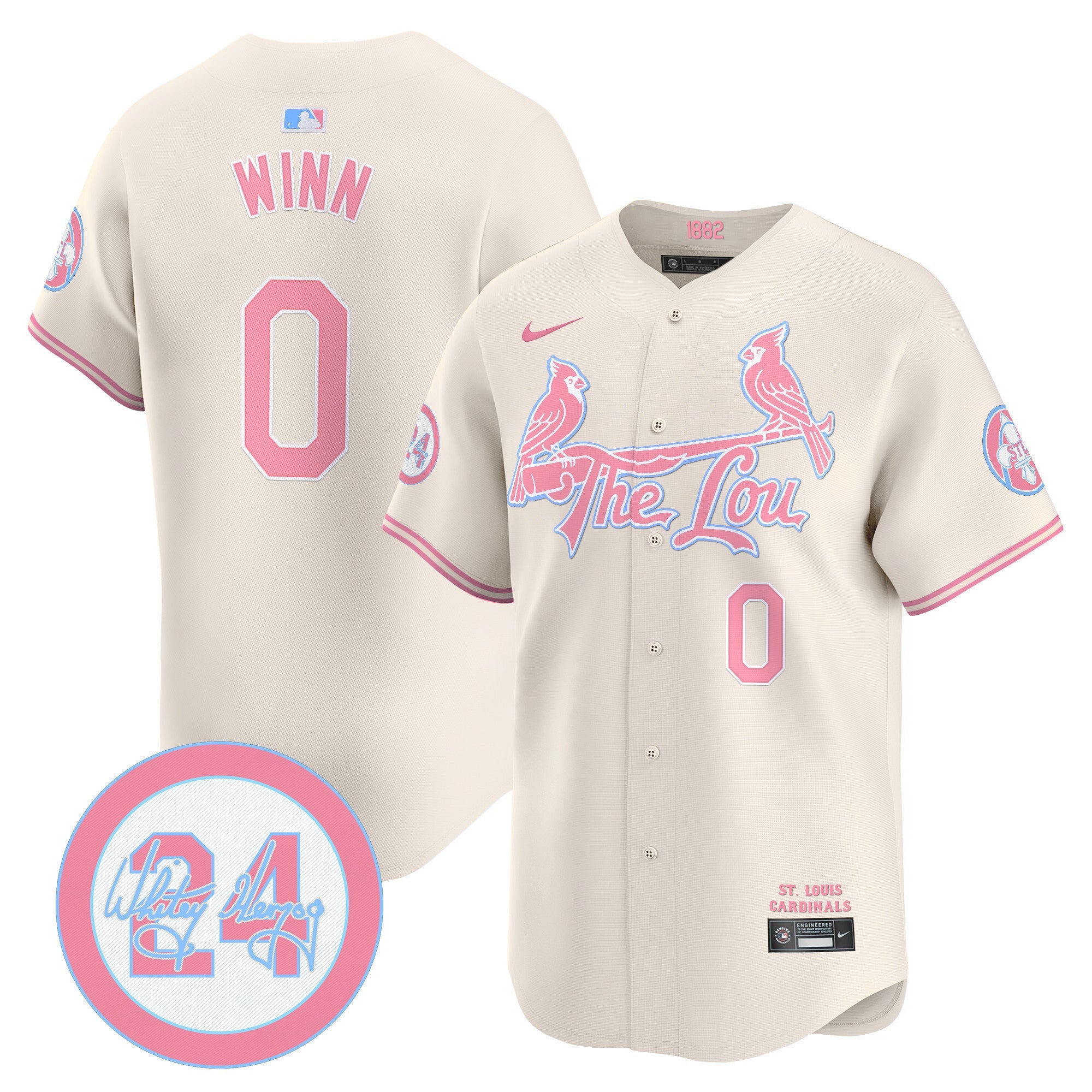 Unisex St. Louis Bubblegum Pink Vapor Premier Limited Jersey
