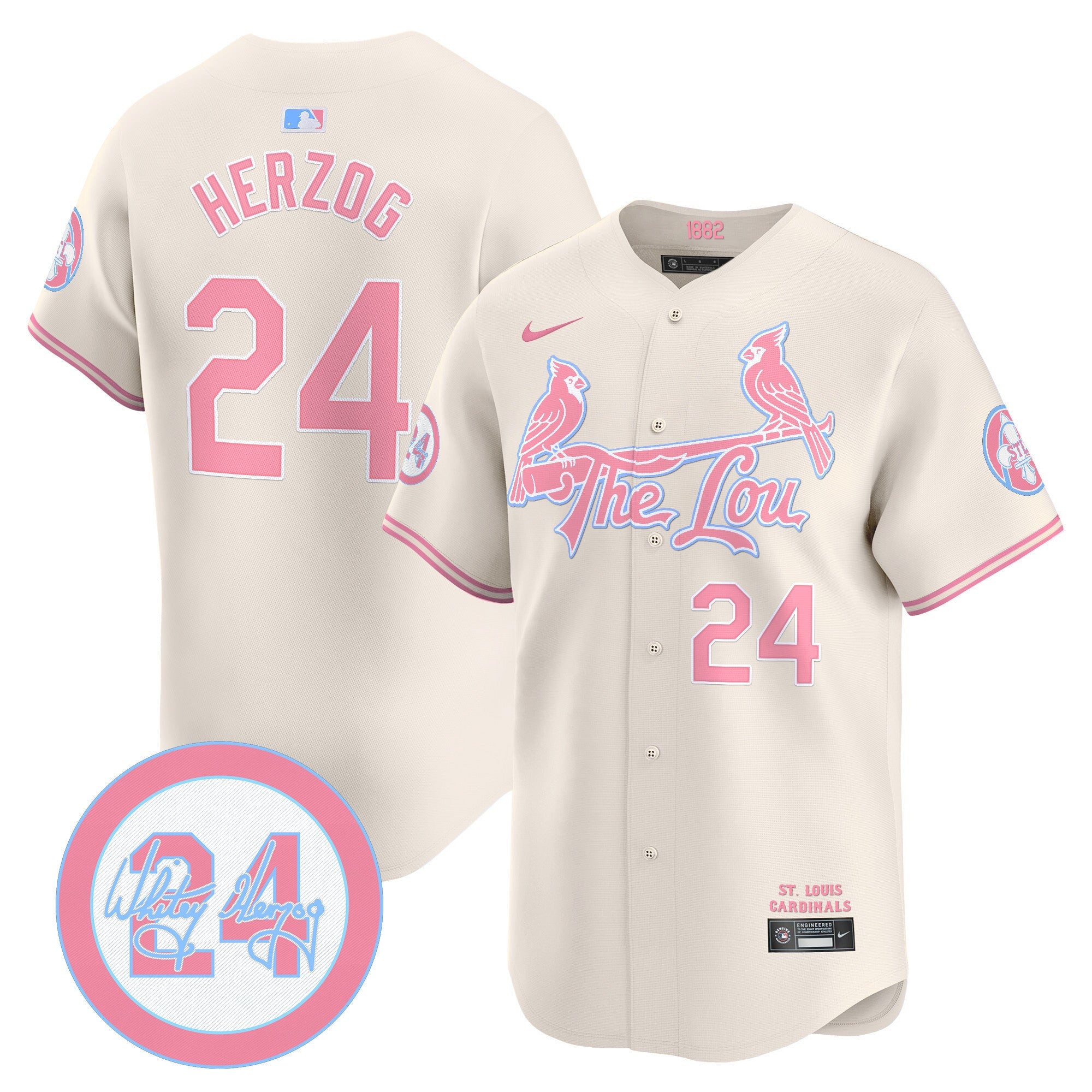 Unisex St. Louis Bubblegum Pink Vapor Premier Limited Jersey