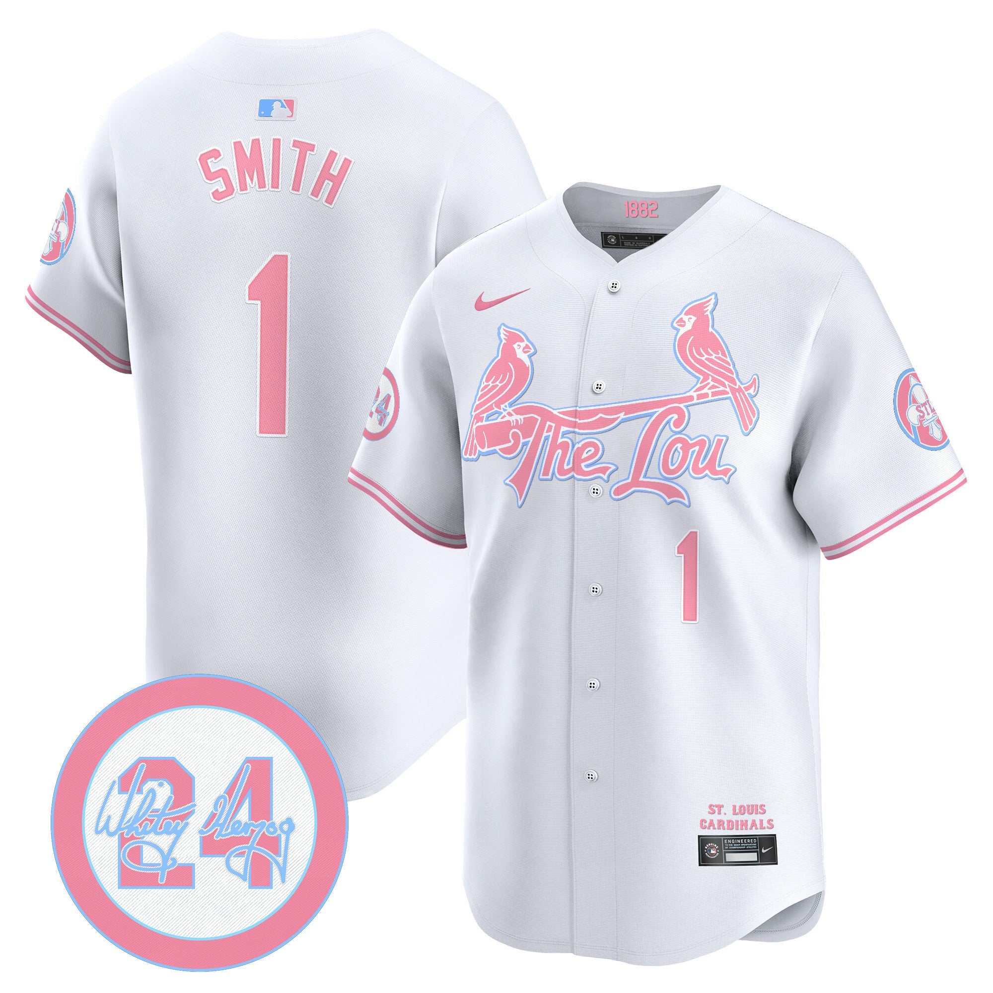 Unisex St. Louis Bubblegum Pink Vapor Premier Limited Jersey