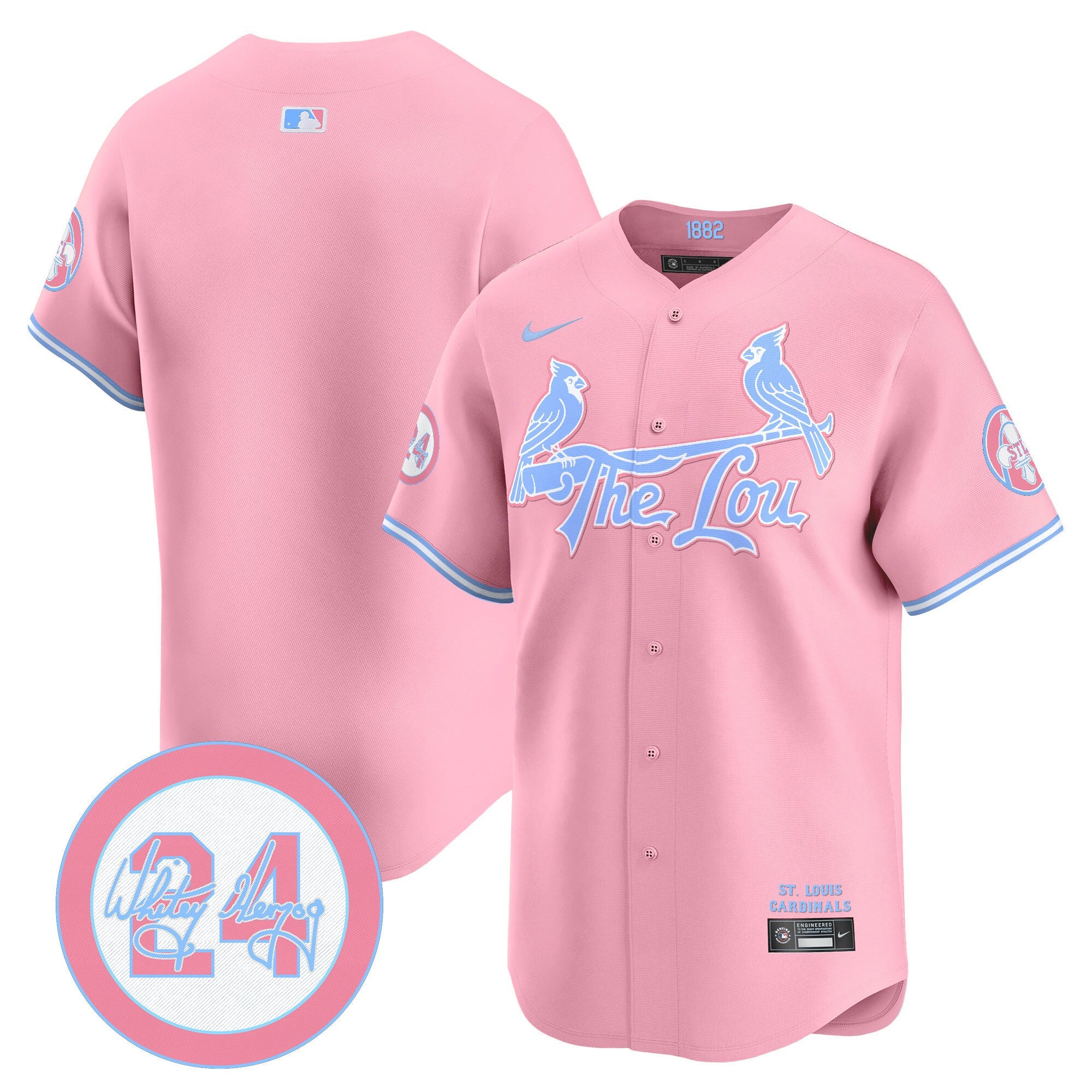 Unisex St. Louis Bubblegum Pink Vapor Premier Limited Jersey
