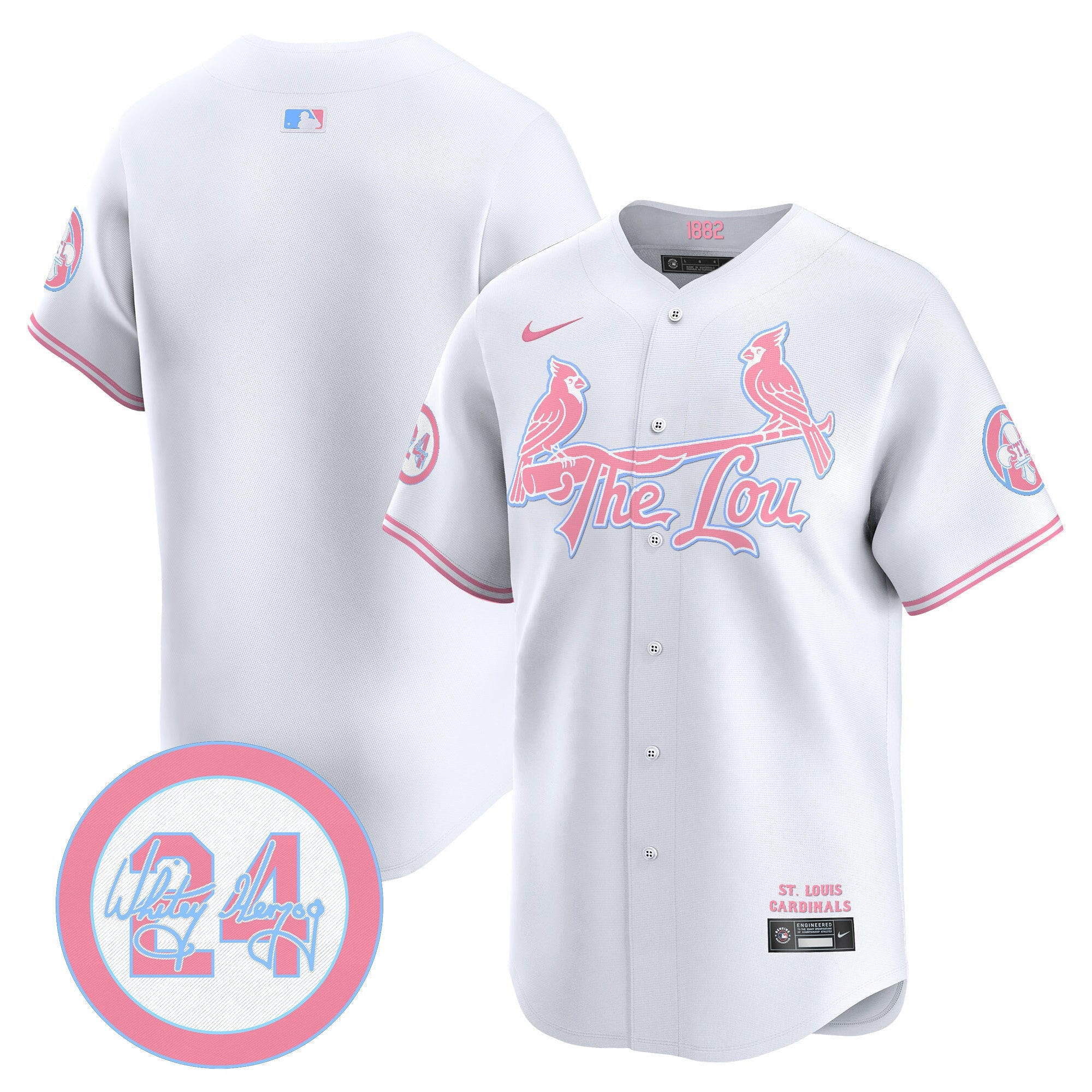 Unisex St. Louis Bubblegum Pink Vapor Premier Limited Jersey