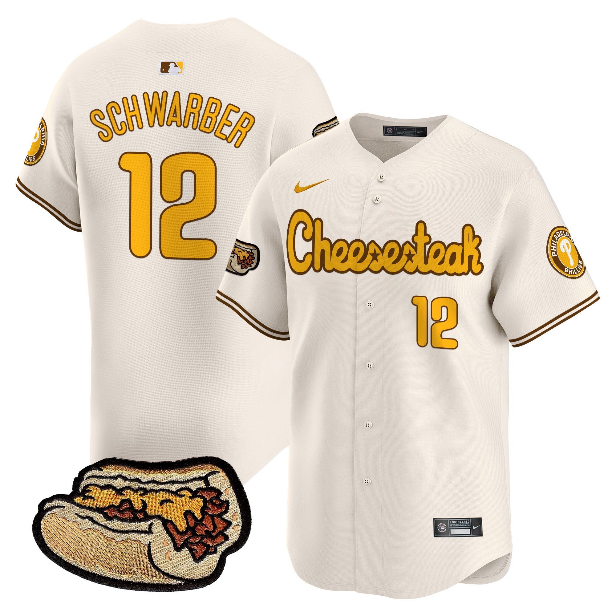 Men’s Cheesesteak Vapor Premier Limited Jersey