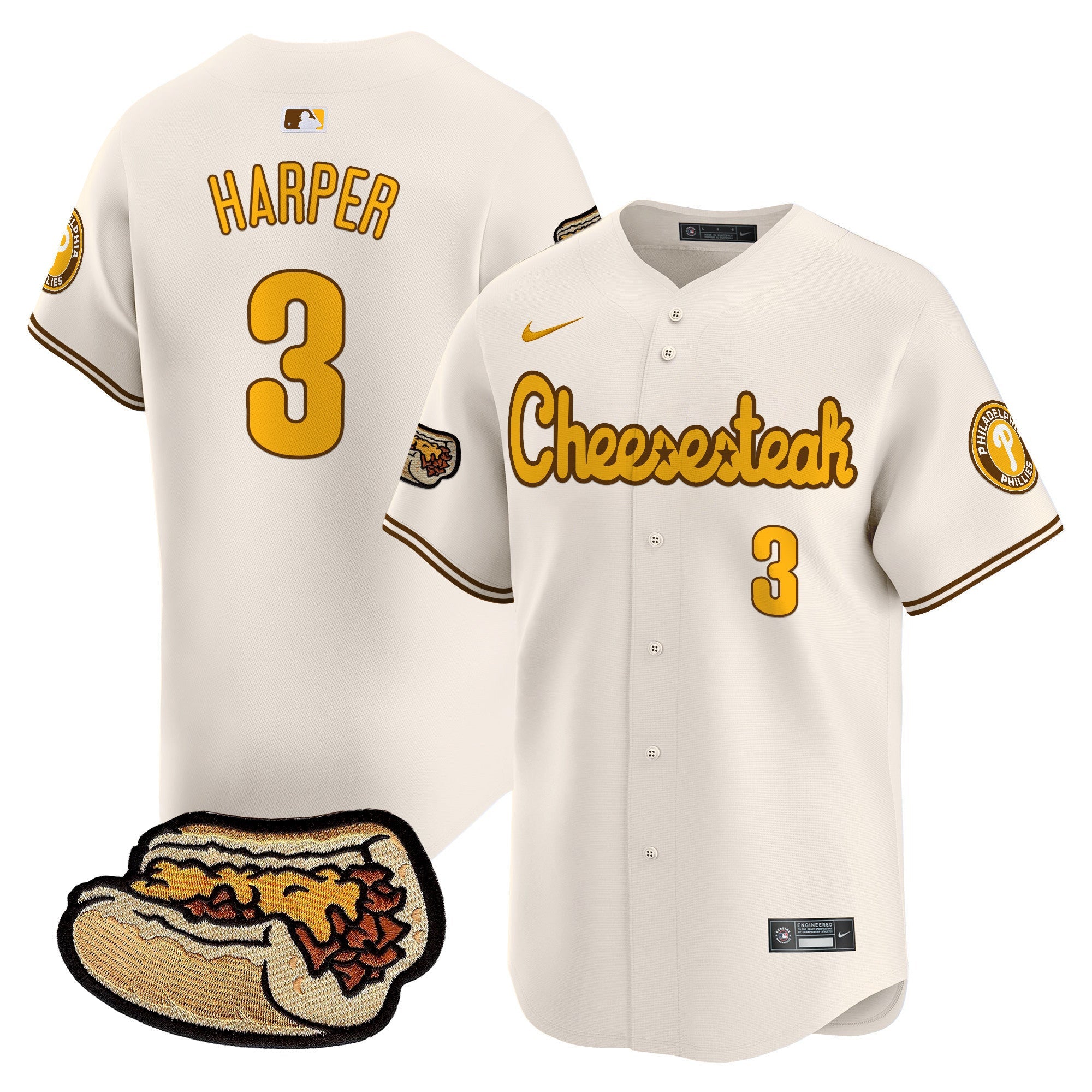 Men’s Cheesesteak Vapor Premier Limited Jersey
