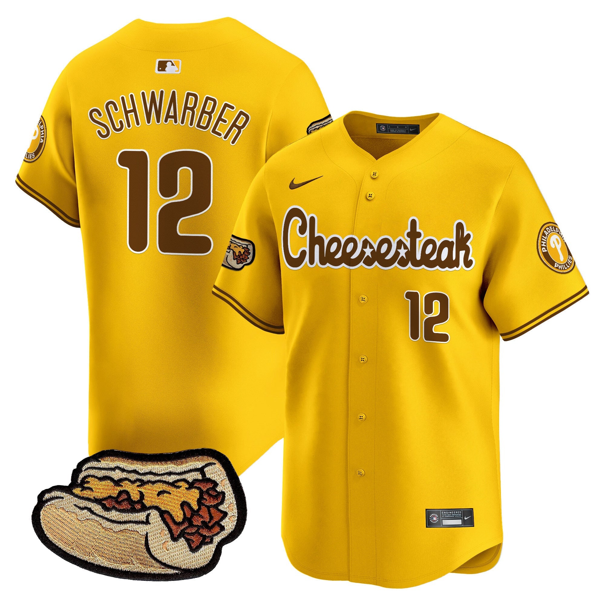 Men’s Cheesesteak Vapor Premier Limited Jersey