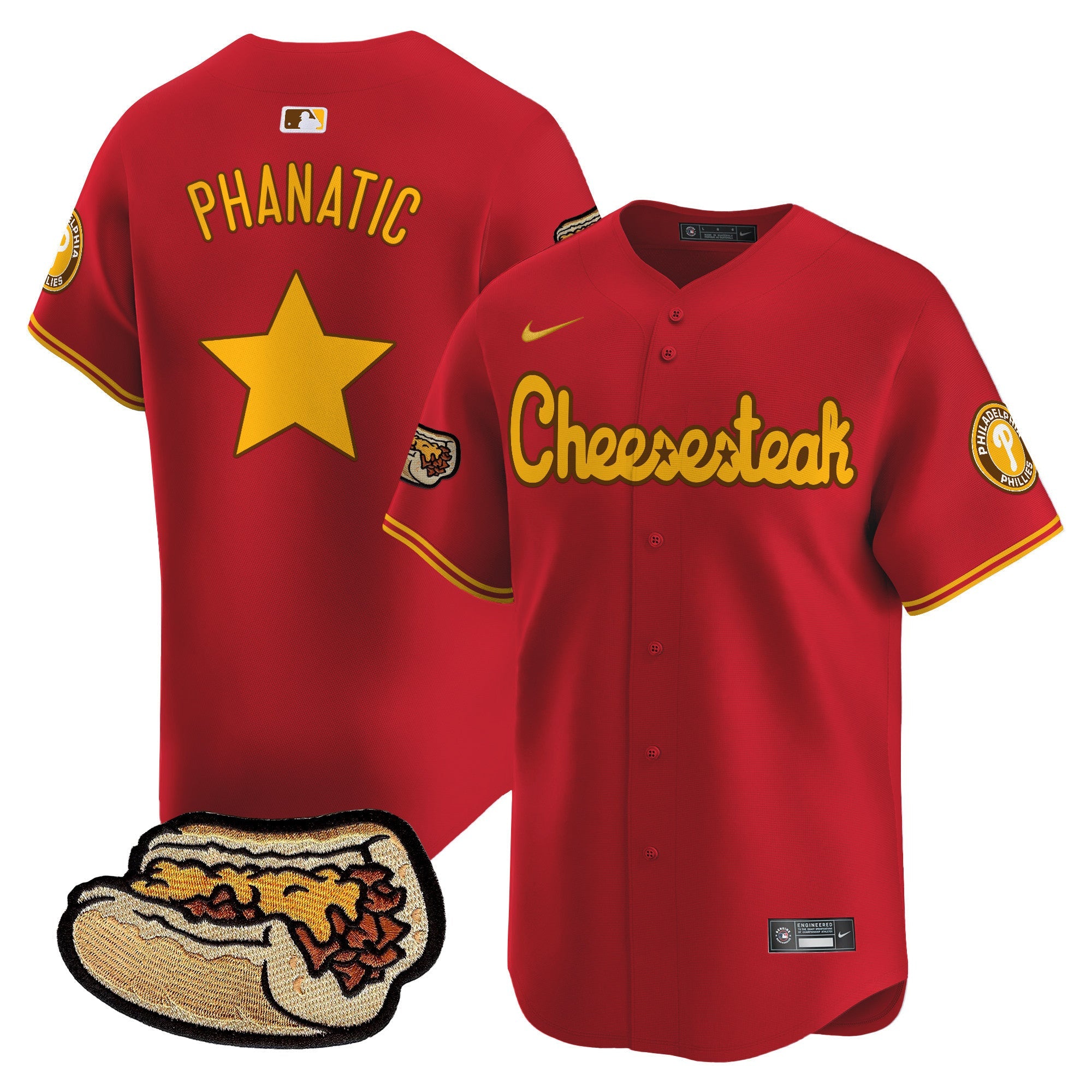 Men’s Cheesesteak Vapor Premier Limited Jersey