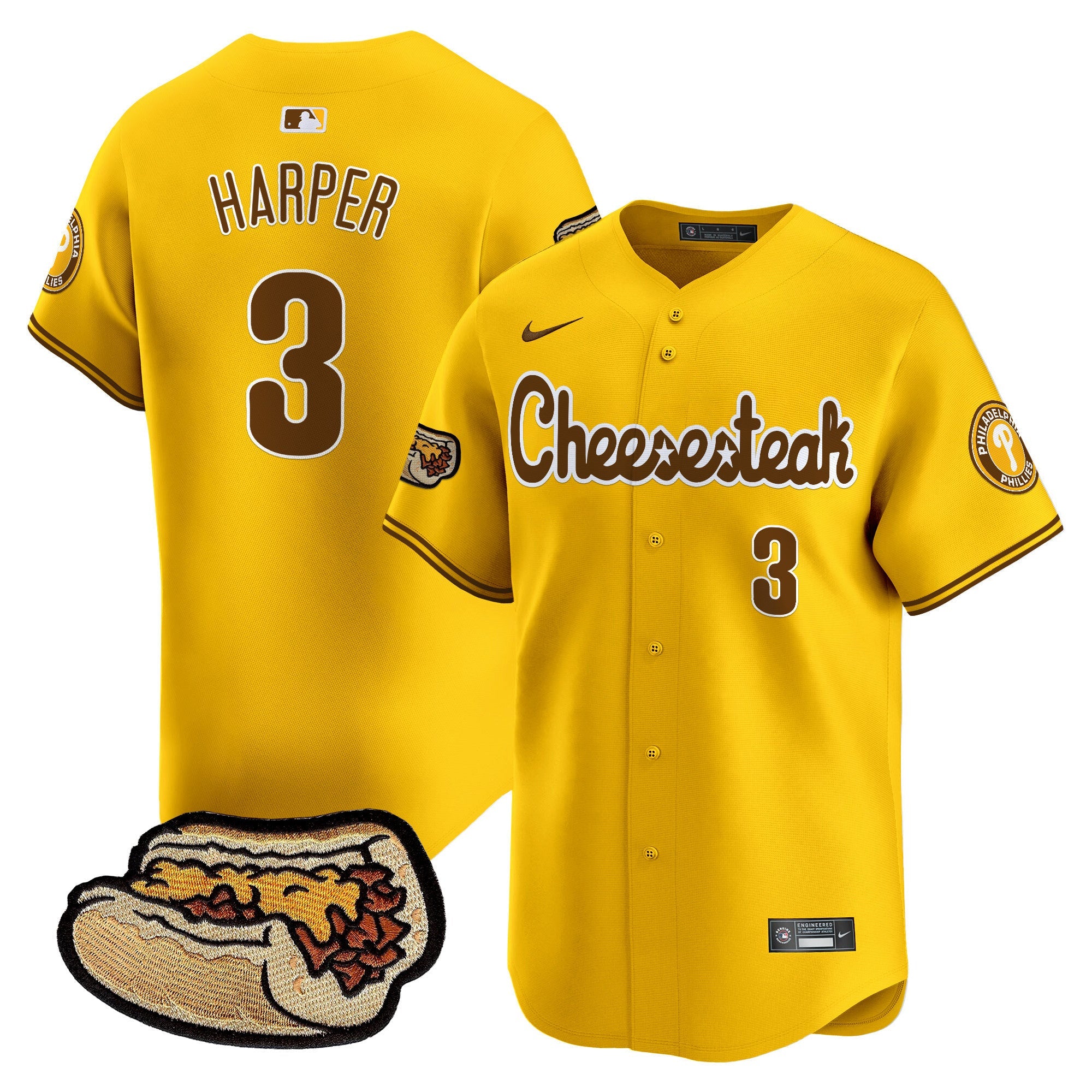 Men’s Cheesesteak Vapor Premier Limited Jersey