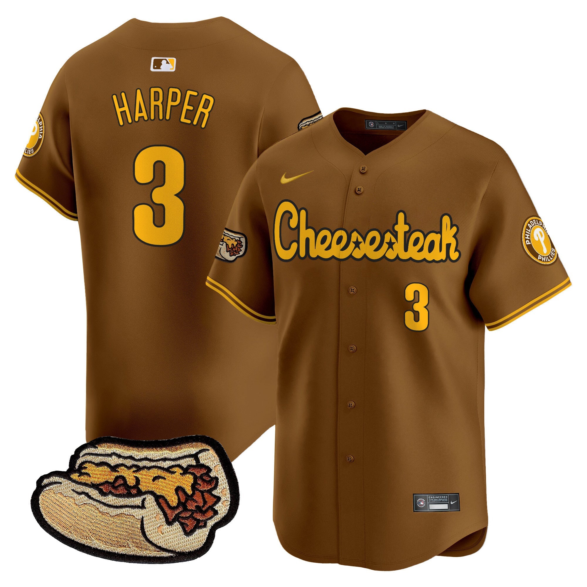 Men’s Cheesesteak Vapor Premier Limited Jersey