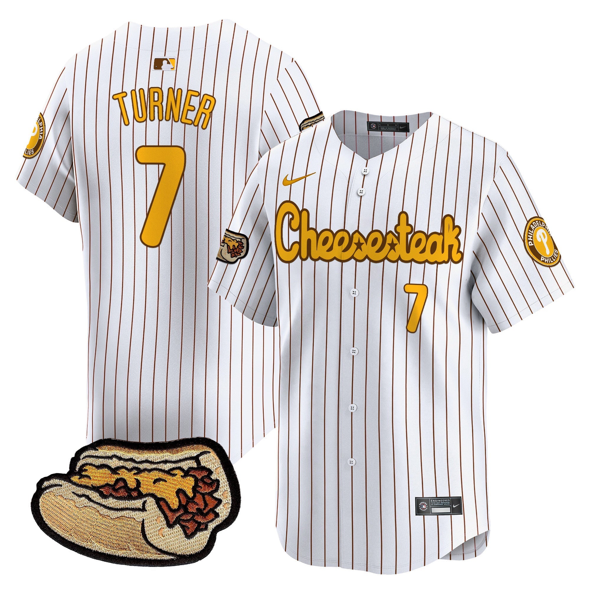 Men’s Cheesesteak Vapor Premier Limited Jersey