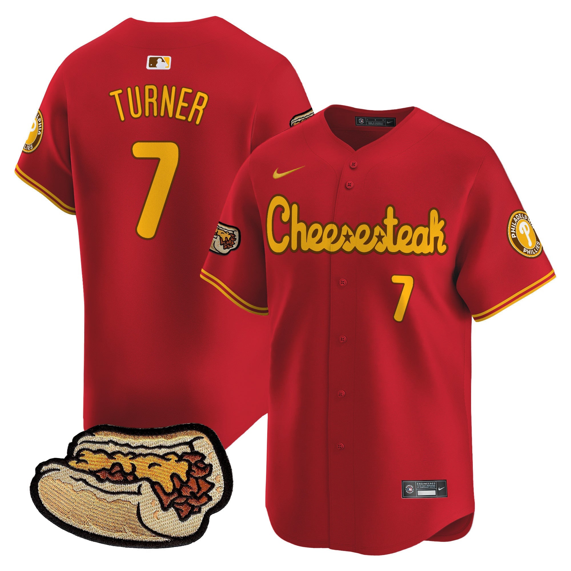 Men’s Cheesesteak Vapor Premier Limited Jersey