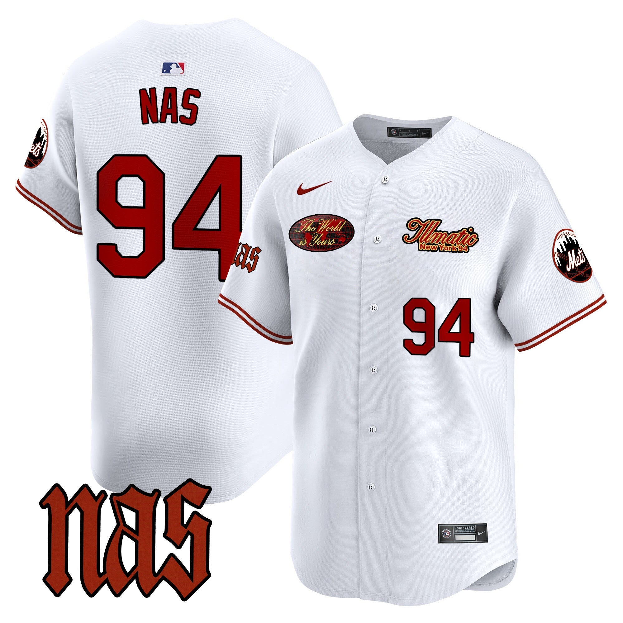 Men’s Nas Illmatic Vapor Premier Limited Jersey V2
