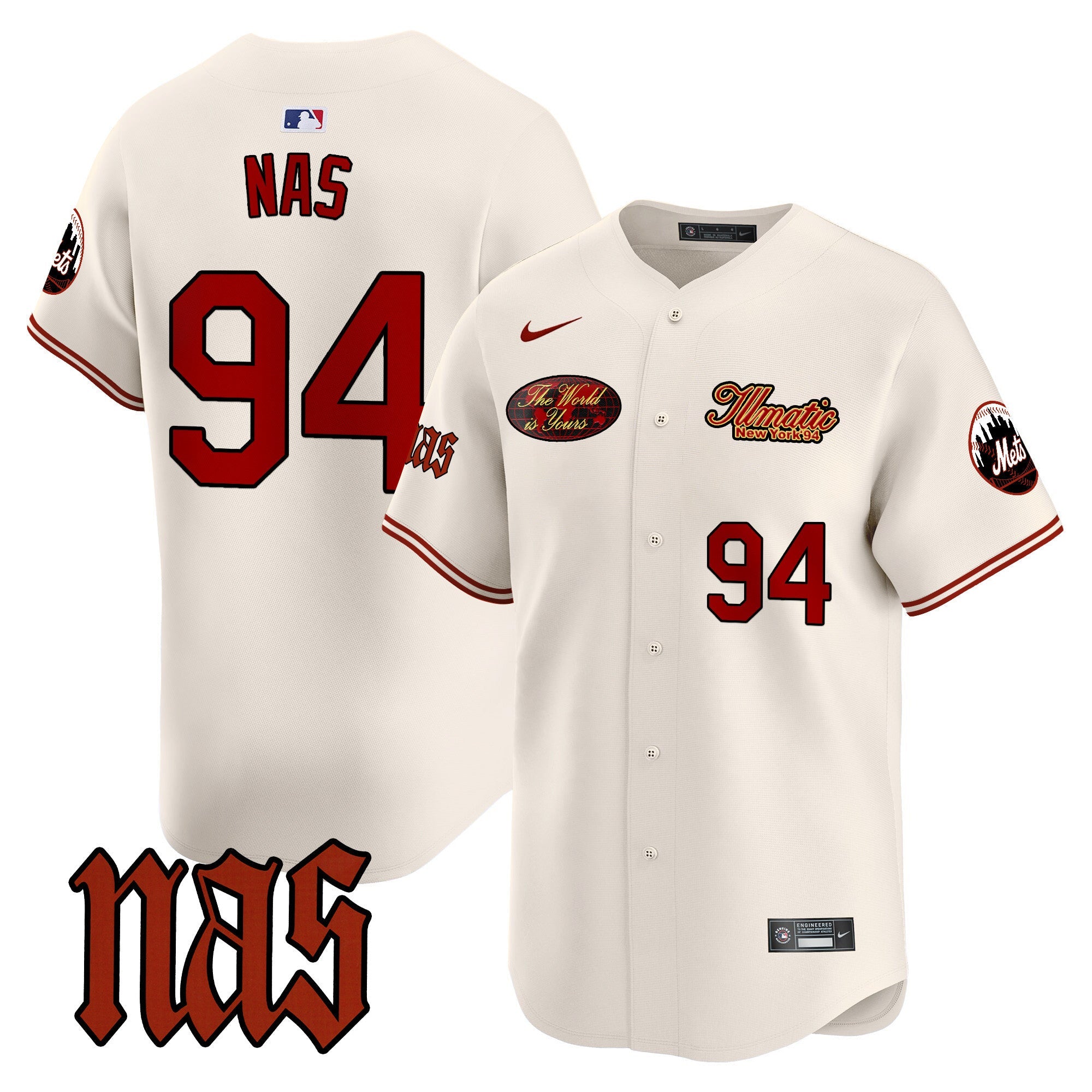 Men’s Nas Illmatic Vapor Premier Limited Jersey V2