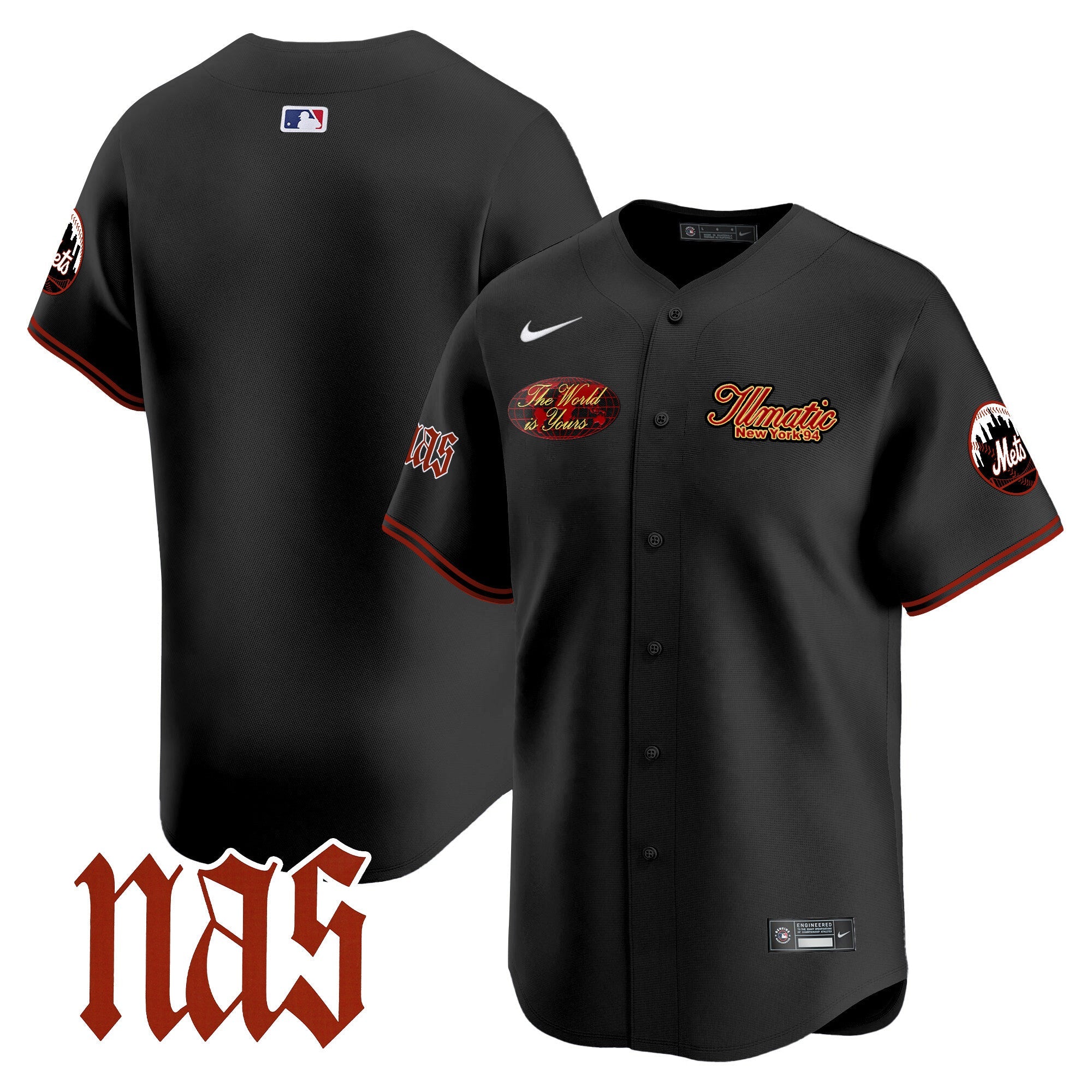 Men’s Nas Illmatic Vapor Premier Limited Jersey V2