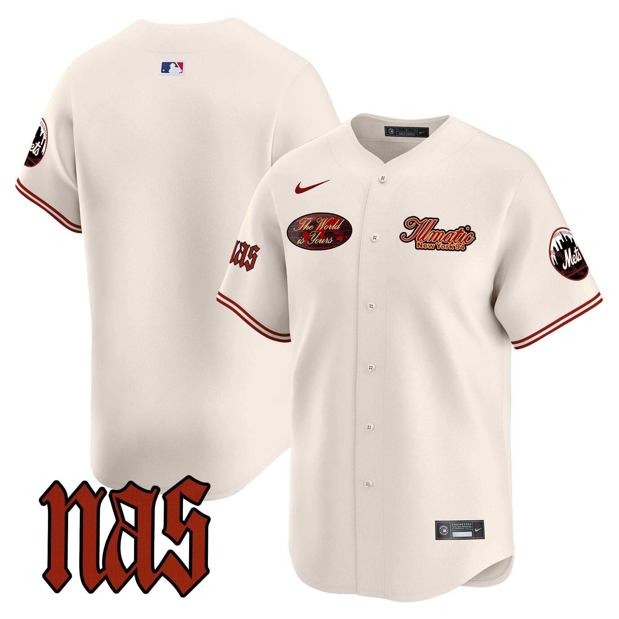 Men’s Nas Illmatic Vapor Premier Limited Jersey V2