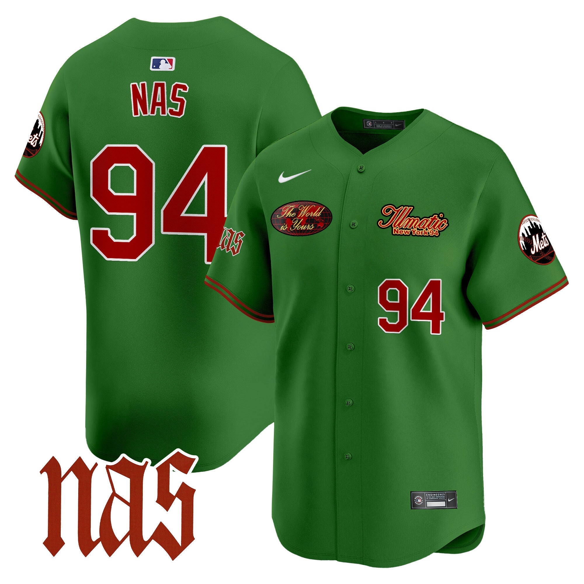 Men’s Nas Illmatic Vapor Premier Limited Jersey V2