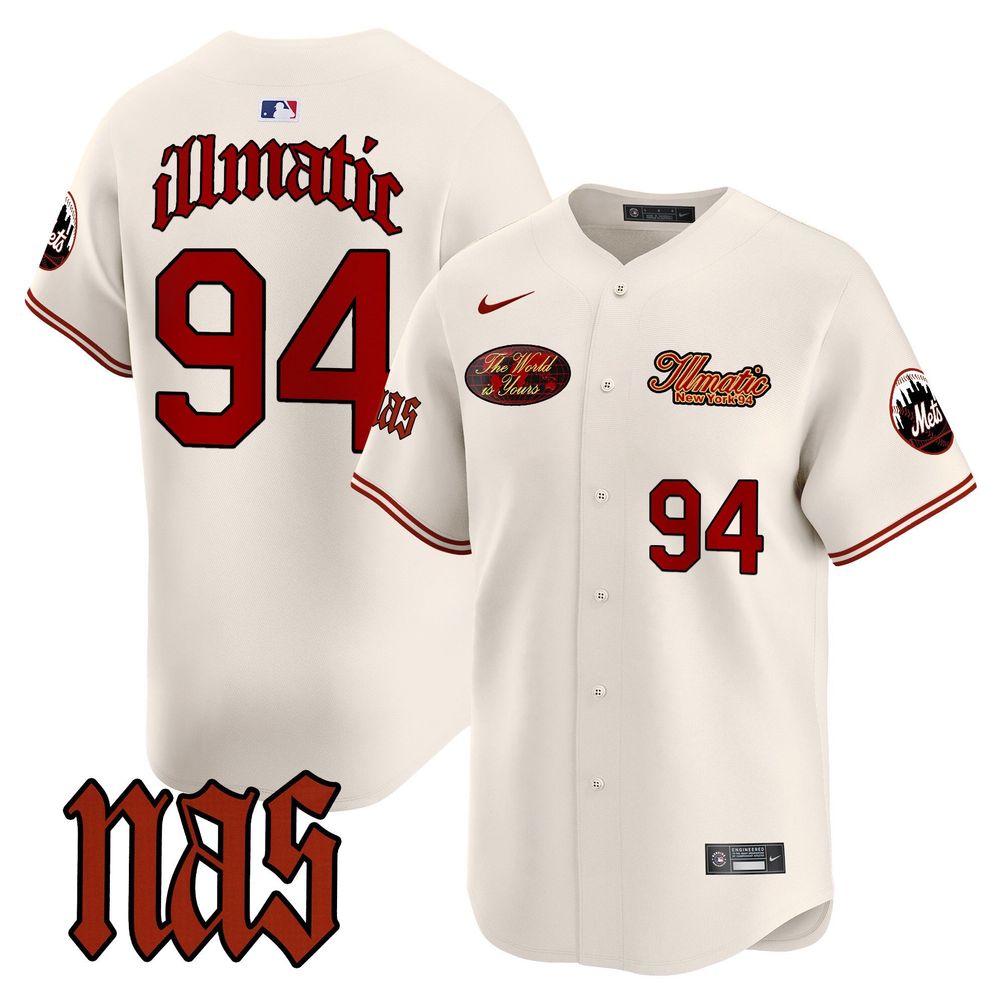 Men’s Nas Illmatic Vapor Premier Limited Jersey V2