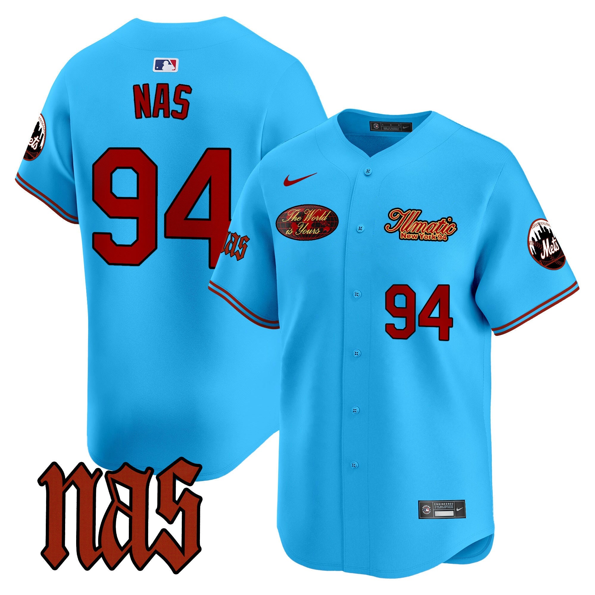 Men’s Nas Illmatic Vapor Premier Limited Jersey V2