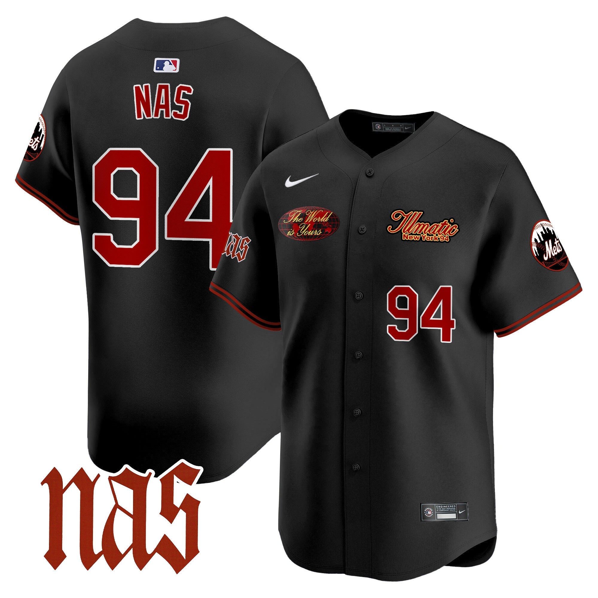 Men’s Nas Illmatic Vapor Premier Limited Jersey V2