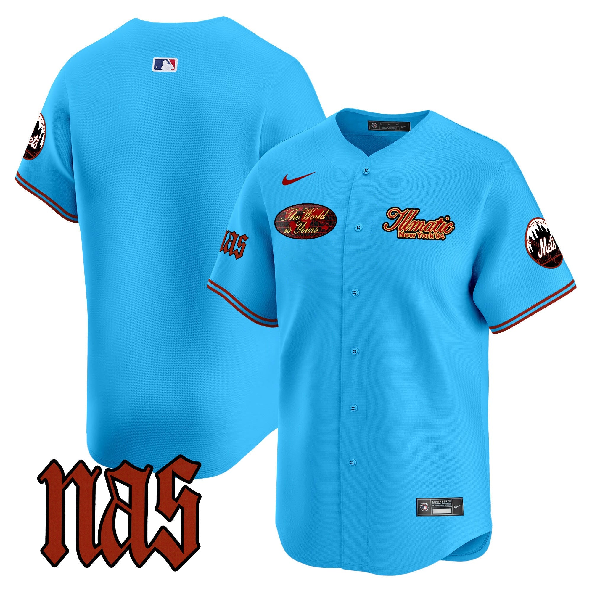 Men’s Nas Illmatic Vapor Premier Limited Jersey V2