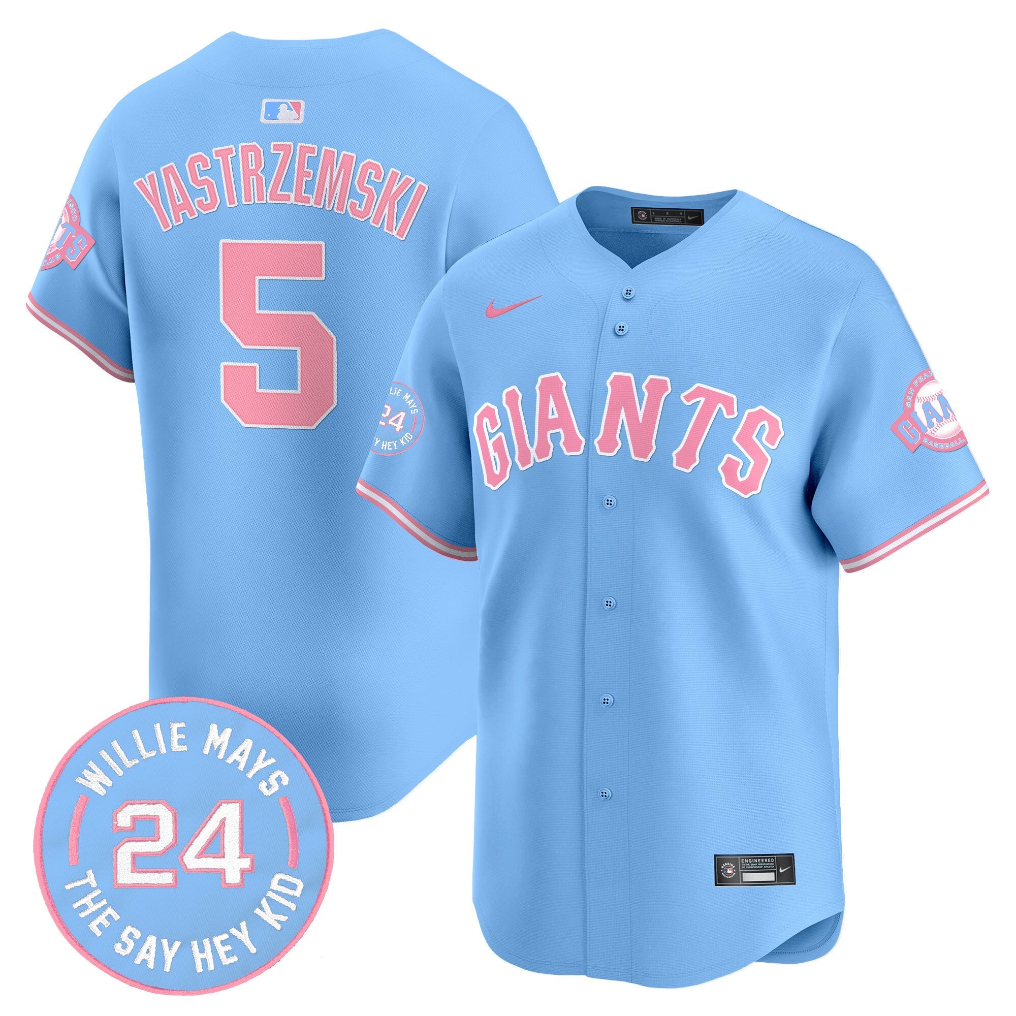 Unisex San Francisco Bubblegum Pink Vapor Premier Limited Jersey