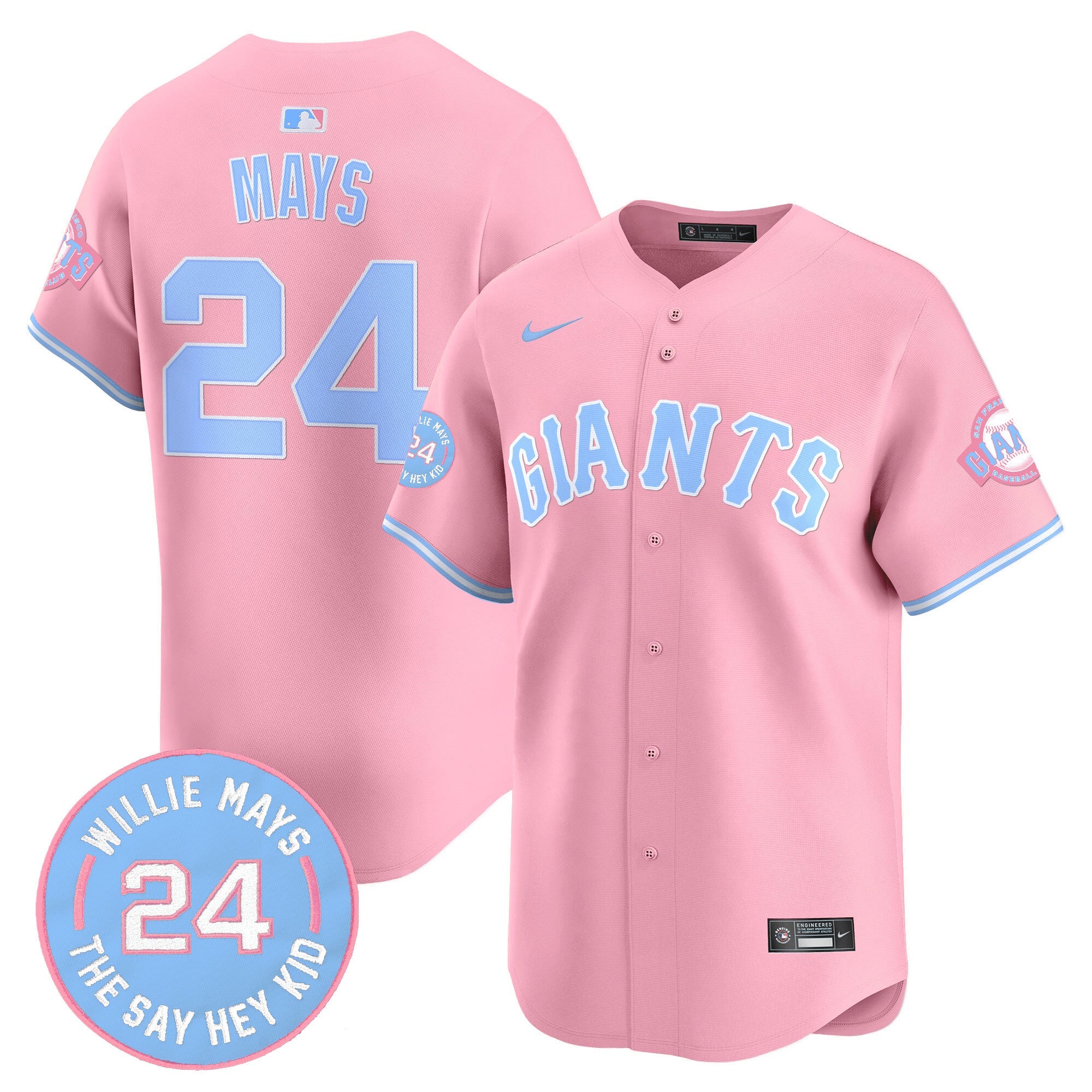 Unisex San Francisco Bubblegum Pink Vapor Premier Limited Jersey