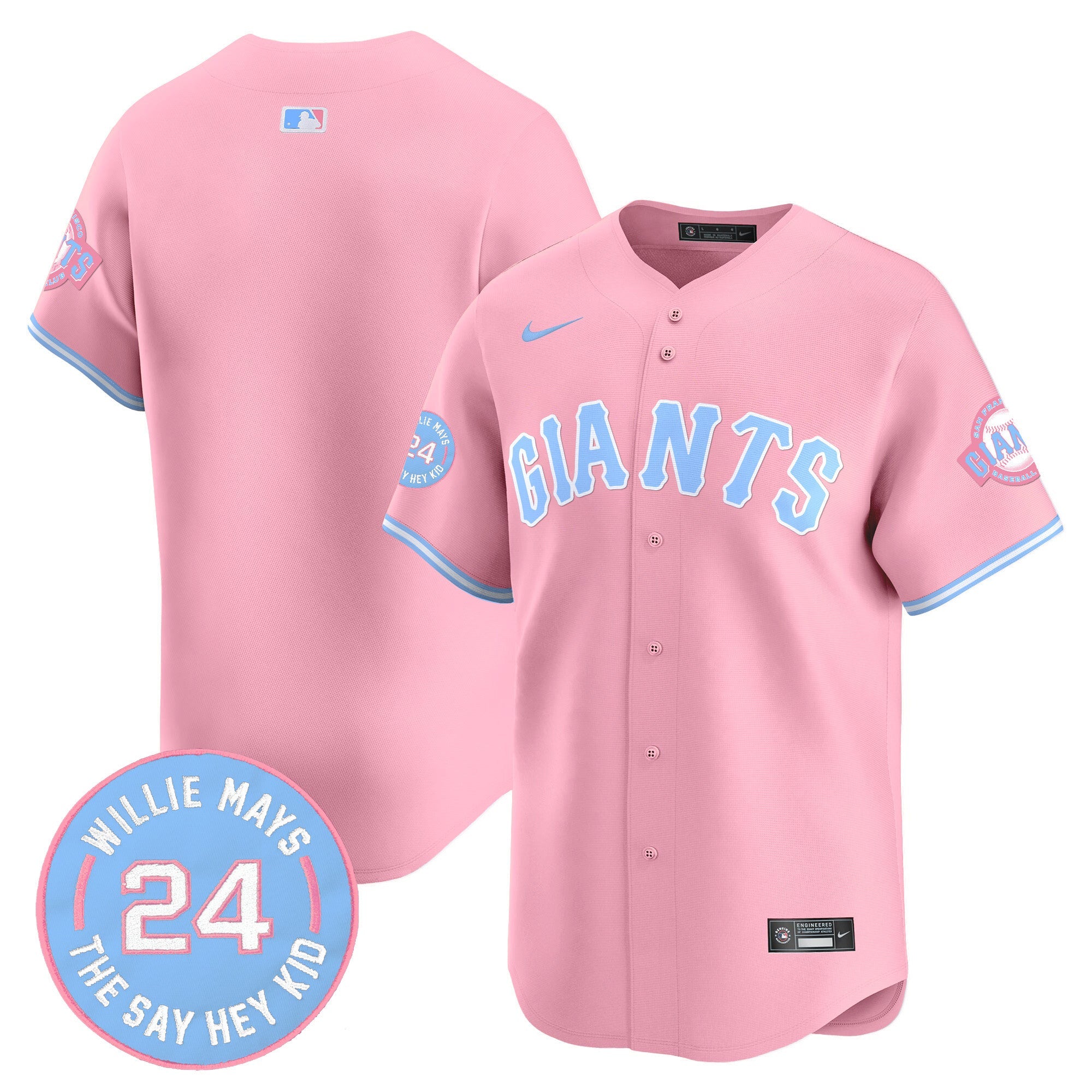 Unisex San Francisco Bubblegum Pink Vapor Premier Limited Jersey