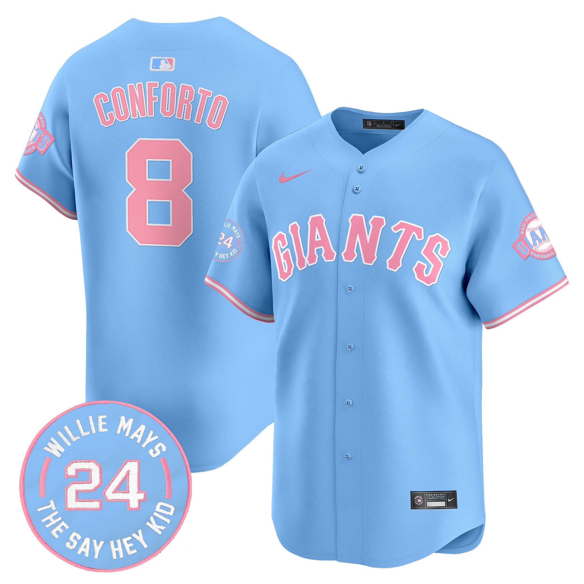 Unisex San Francisco Bubblegum Pink Vapor Premier Limited Jersey