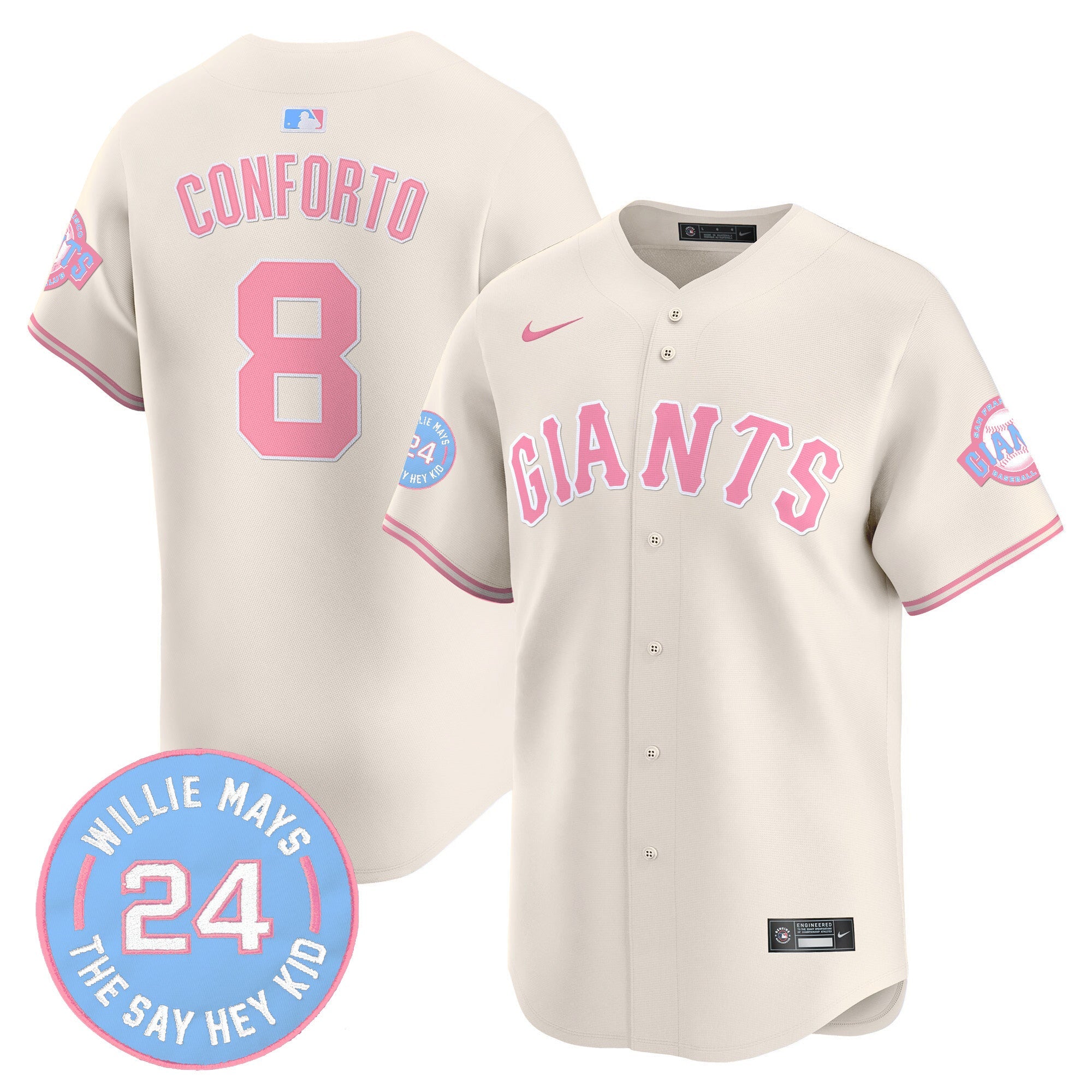 Unisex San Francisco Bubblegum Pink Vapor Premier Limited Jersey