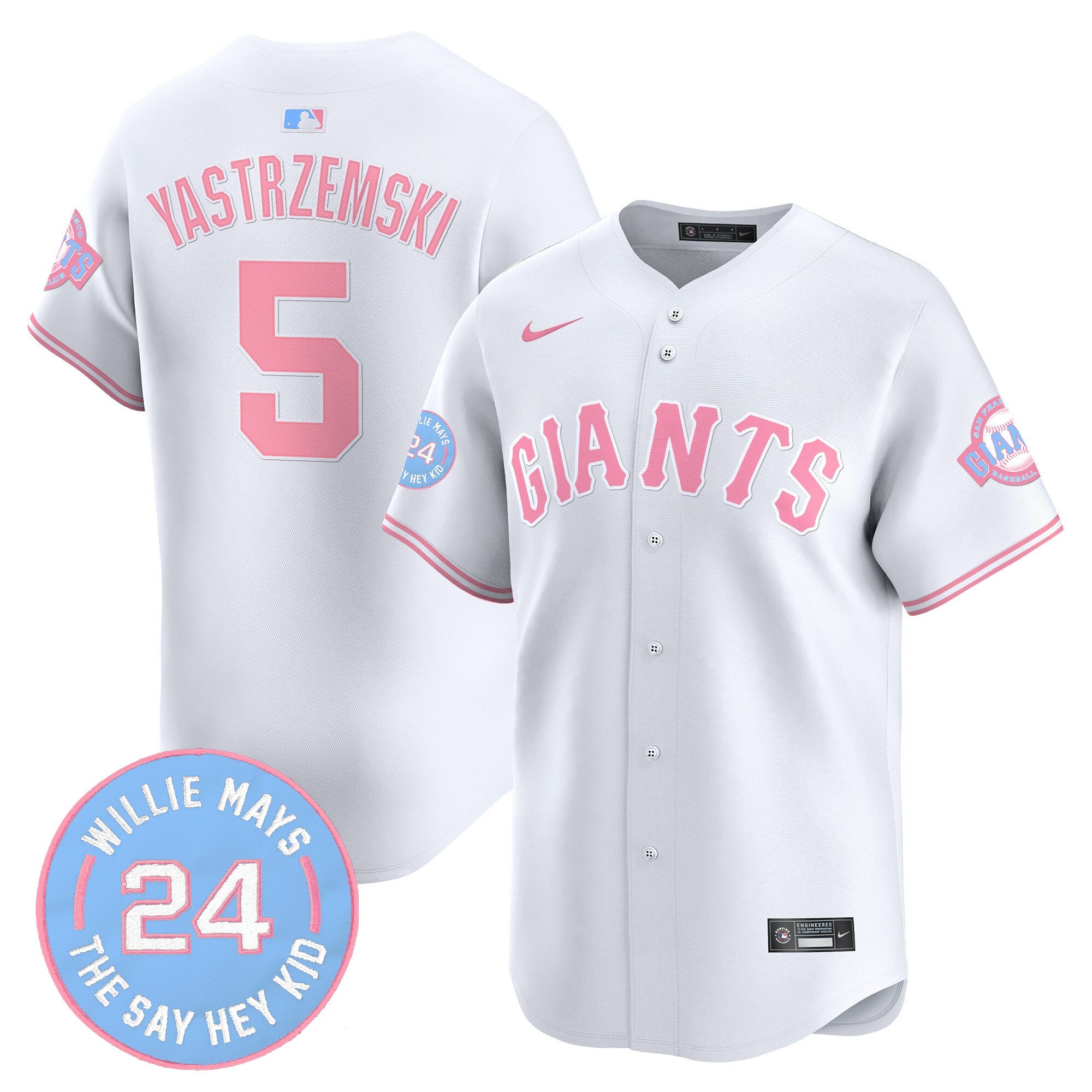 Unisex San Francisco Bubblegum Pink Vapor Premier Limited Jersey