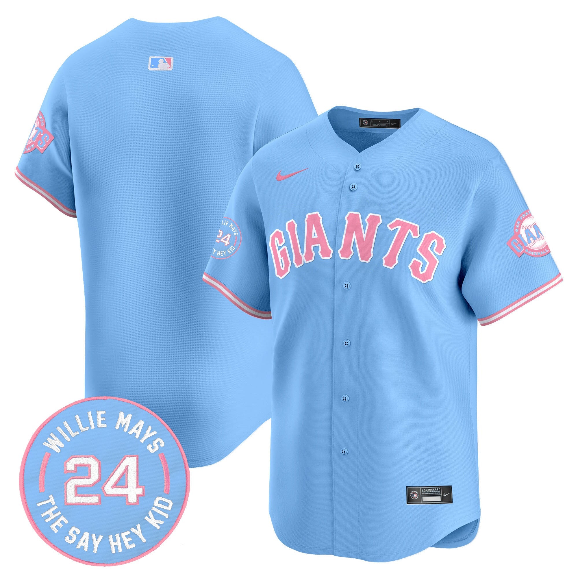 Unisex San Francisco Bubblegum Pink Vapor Premier Limited Jersey