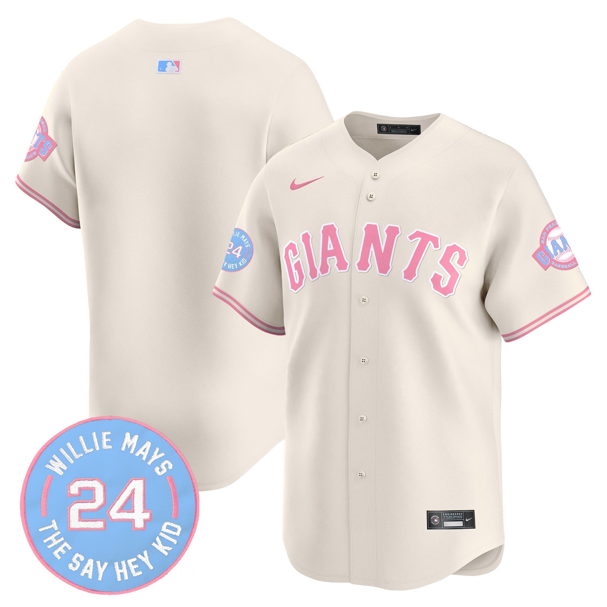 Unisex San Francisco Bubblegum Pink Vapor Premier Limited Jersey
