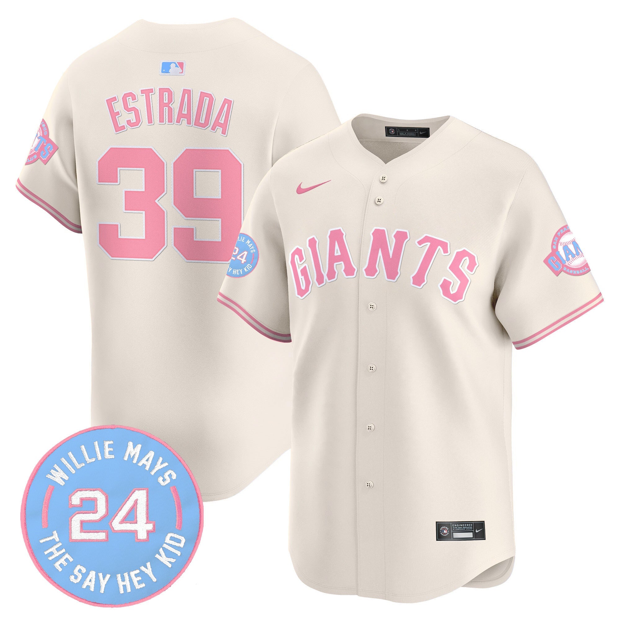 Unisex San Francisco Bubblegum Pink Vapor Premier Limited Jersey