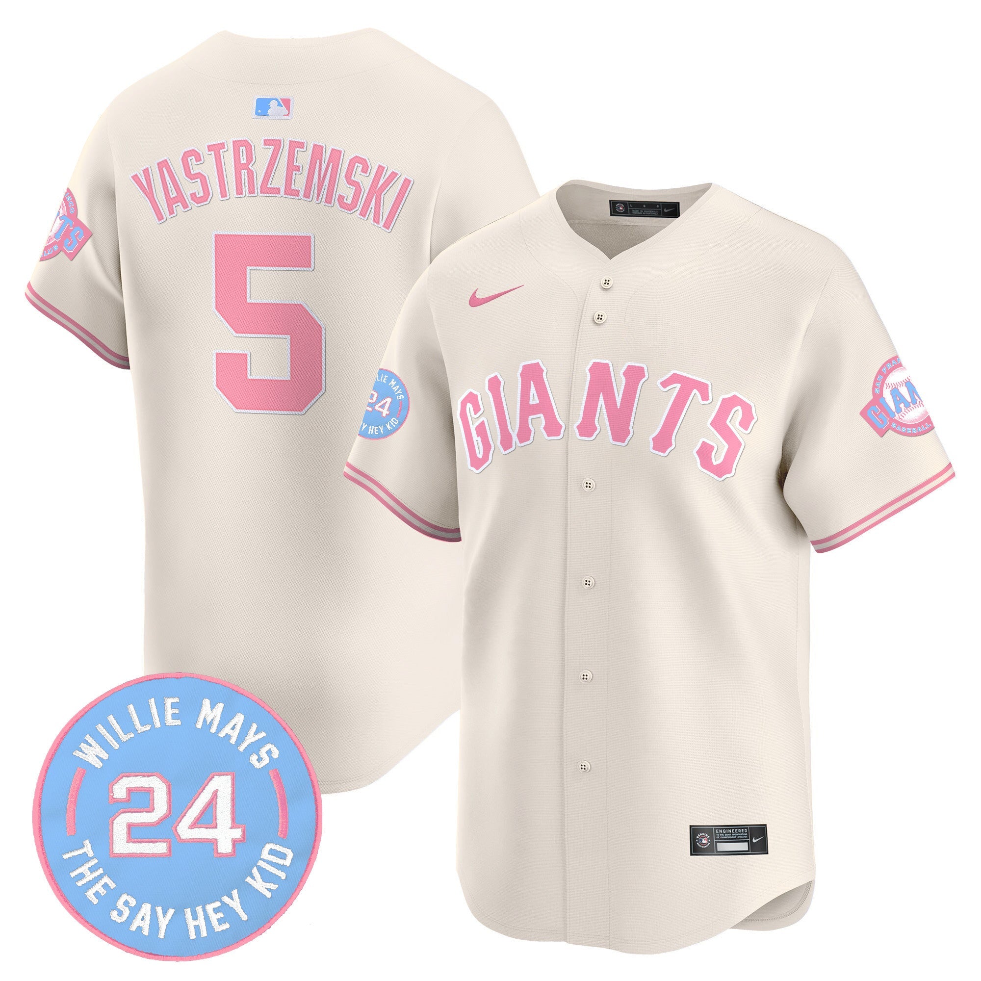 Unisex San Francisco Bubblegum Pink Vapor Premier Limited Jersey