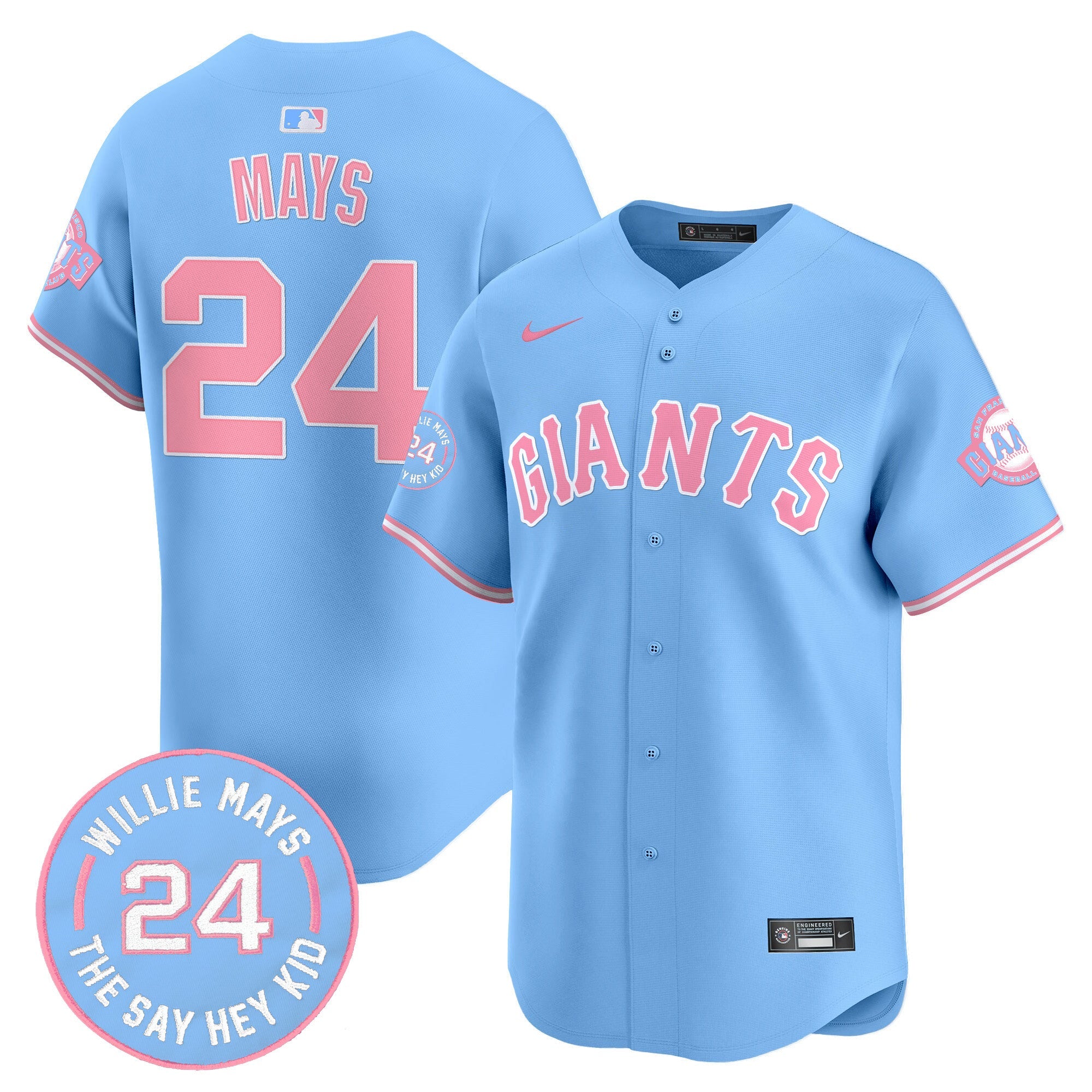 Unisex San Francisco Bubblegum Pink Vapor Premier Limited Jersey
