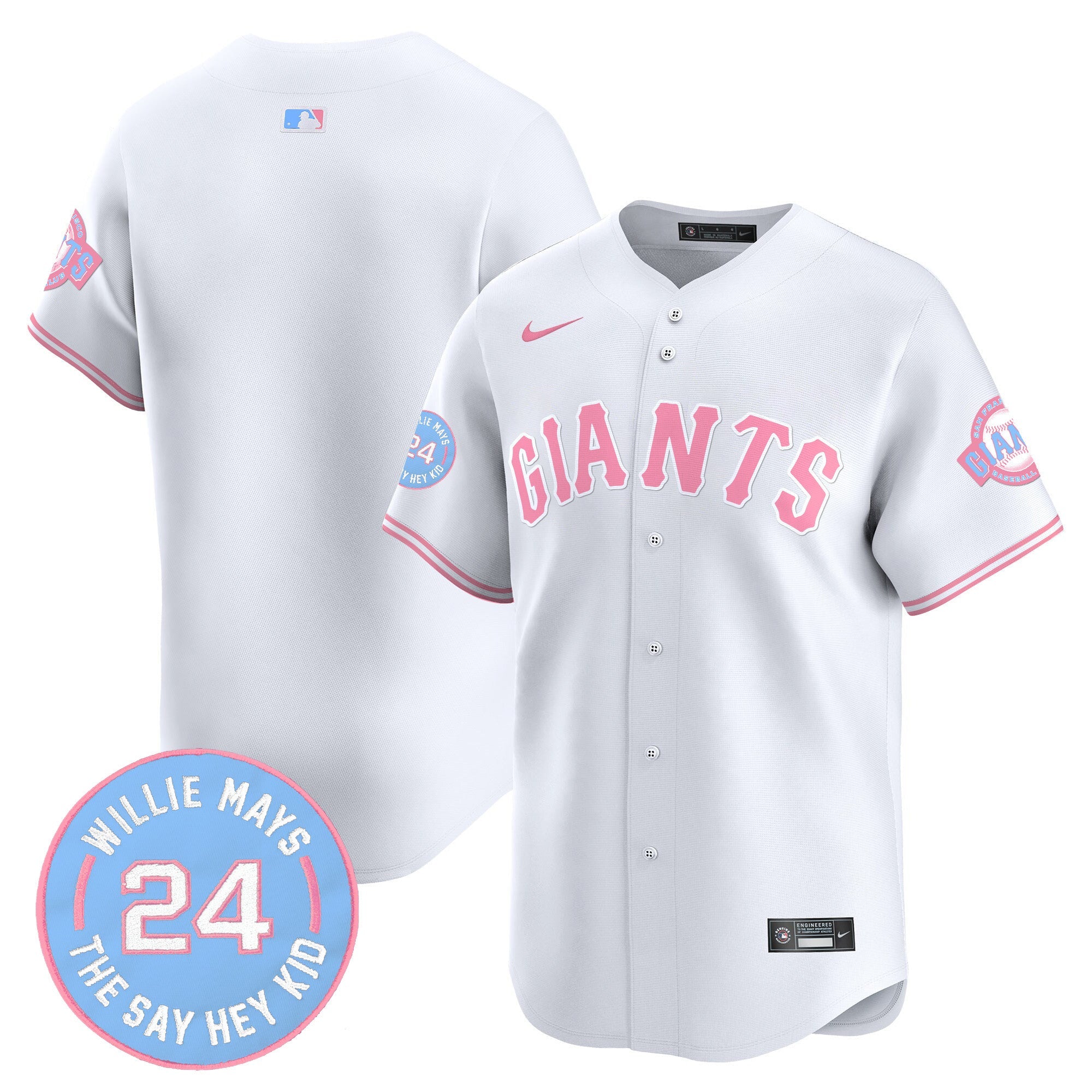 Unisex San Francisco Bubblegum Pink Vapor Premier Limited Jersey
