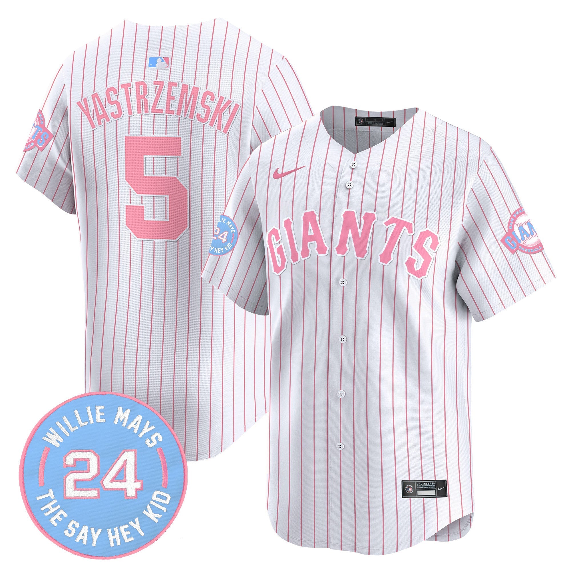 Unisex San Francisco Bubblegum Pink Vapor Premier Limited Jersey