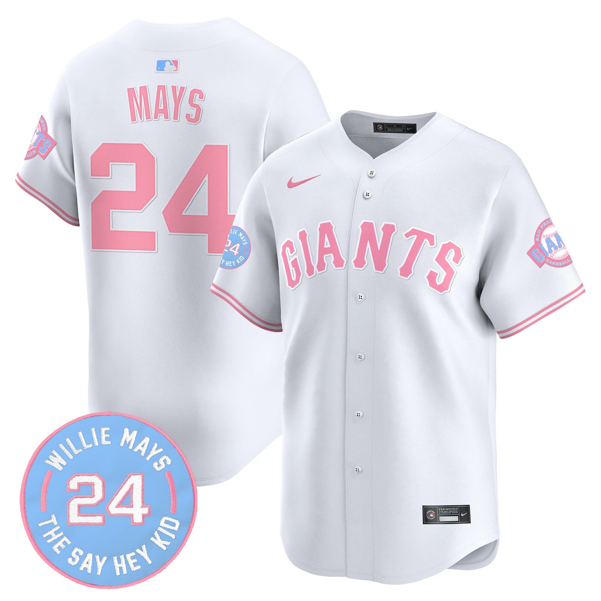 Unisex San Francisco Bubblegum Pink Vapor Premier Limited Jersey