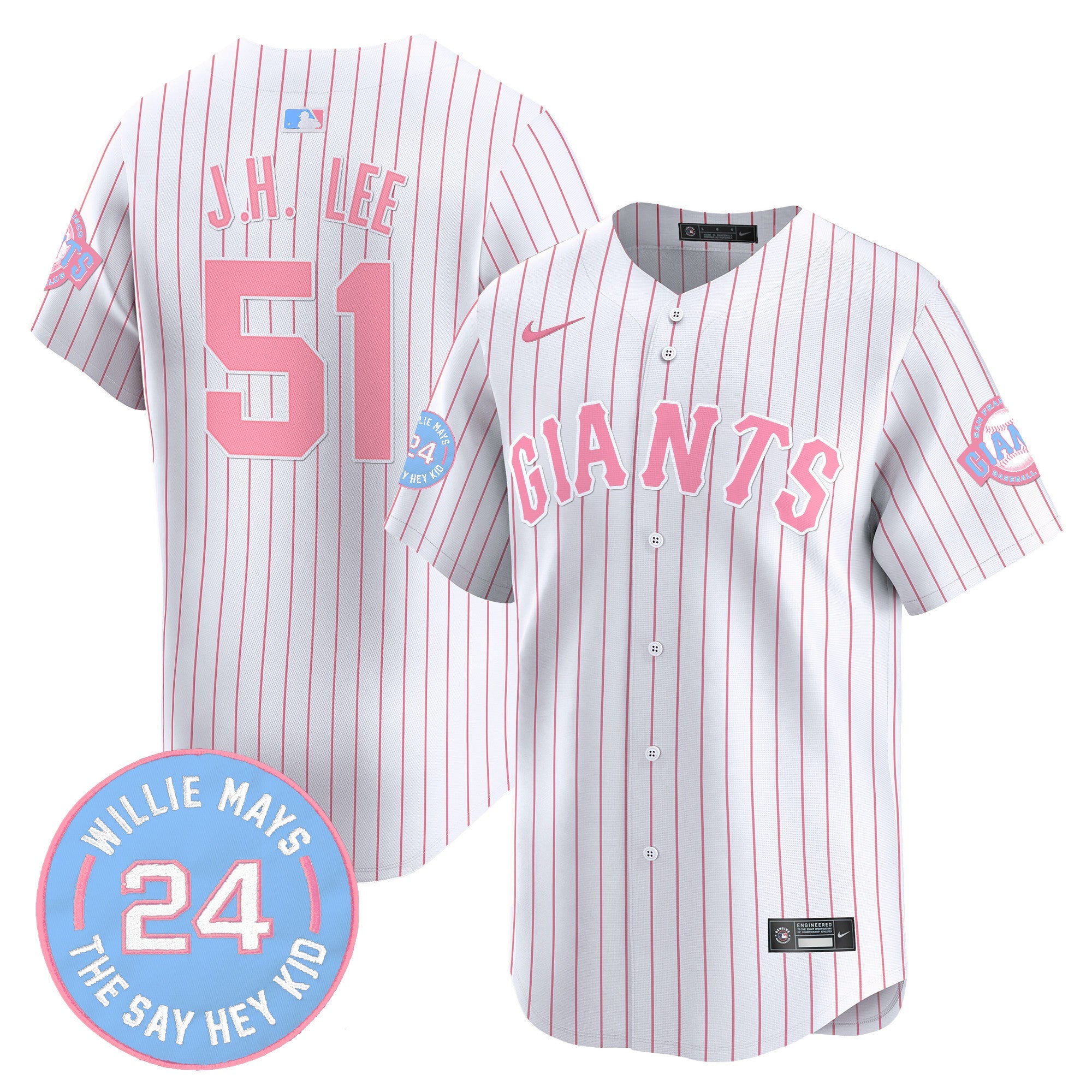 Unisex San Francisco Bubblegum Pink Vapor Premier Limited Jersey