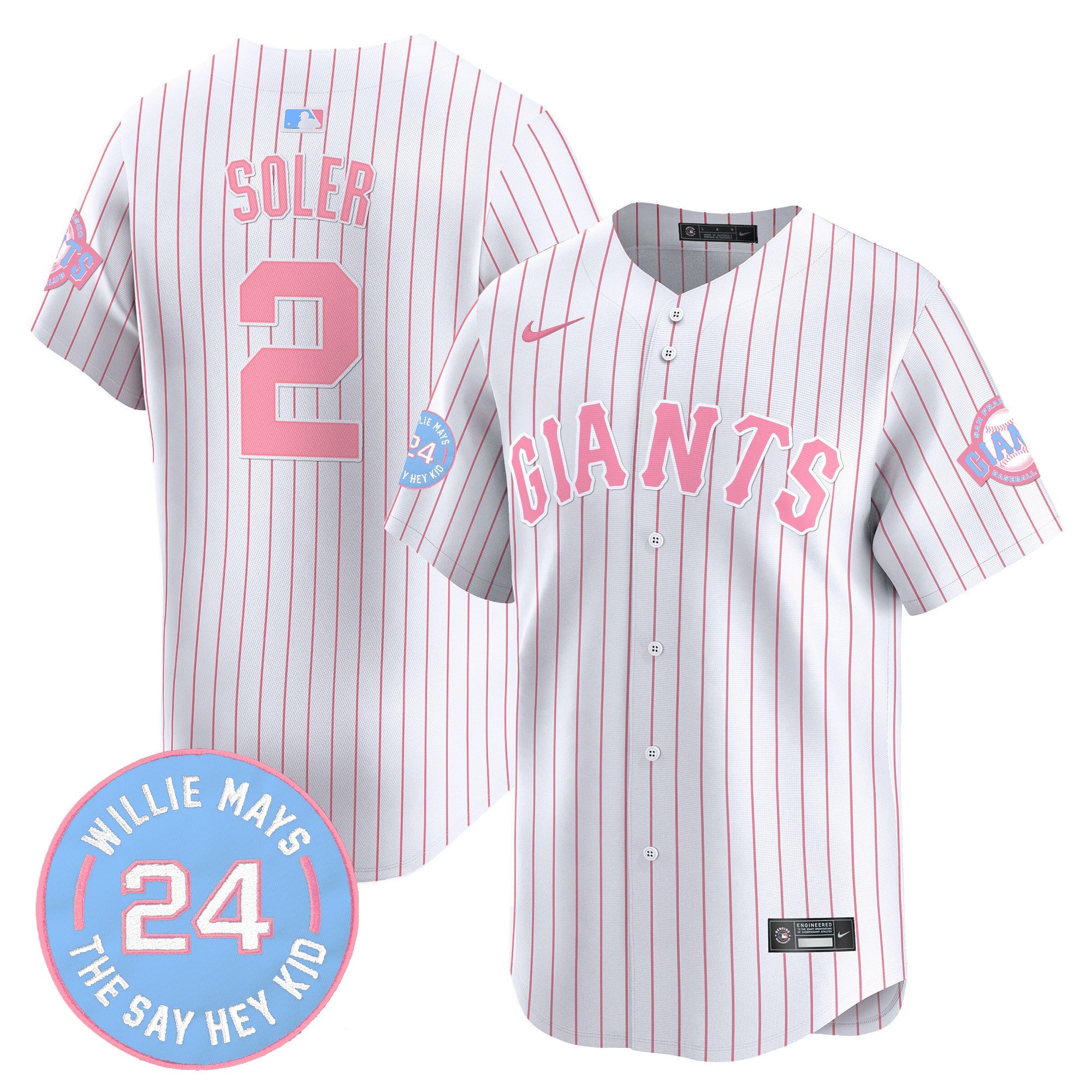 Unisex San Francisco Bubblegum Pink Vapor Premier Limited Jersey