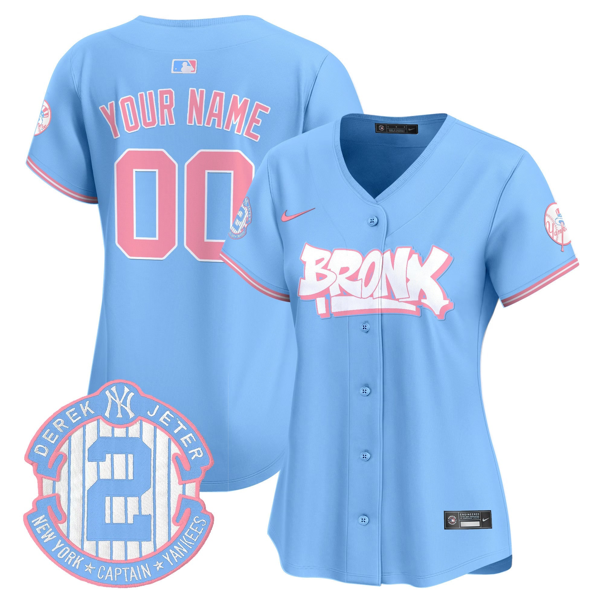 The Bronx Graffiti Bubblegum Pink Vapor Premier Limited Custom Jersey V2