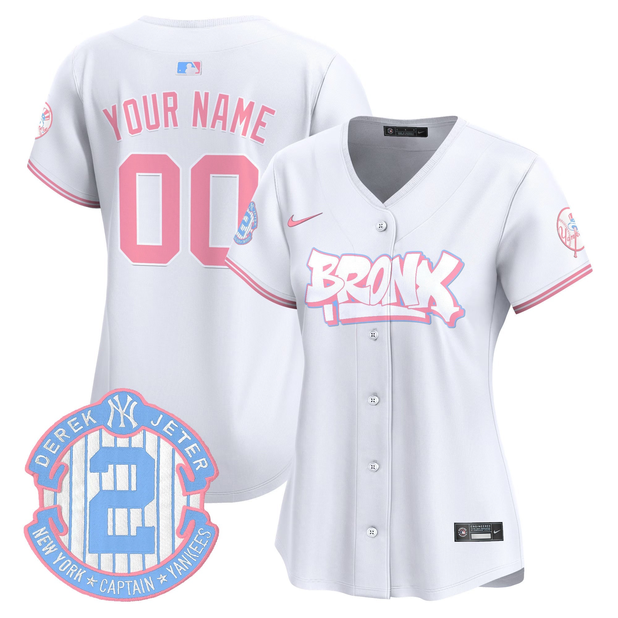 The Bronx Graffiti Bubblegum Pink Vapor Premier Limited Custom Jersey V2