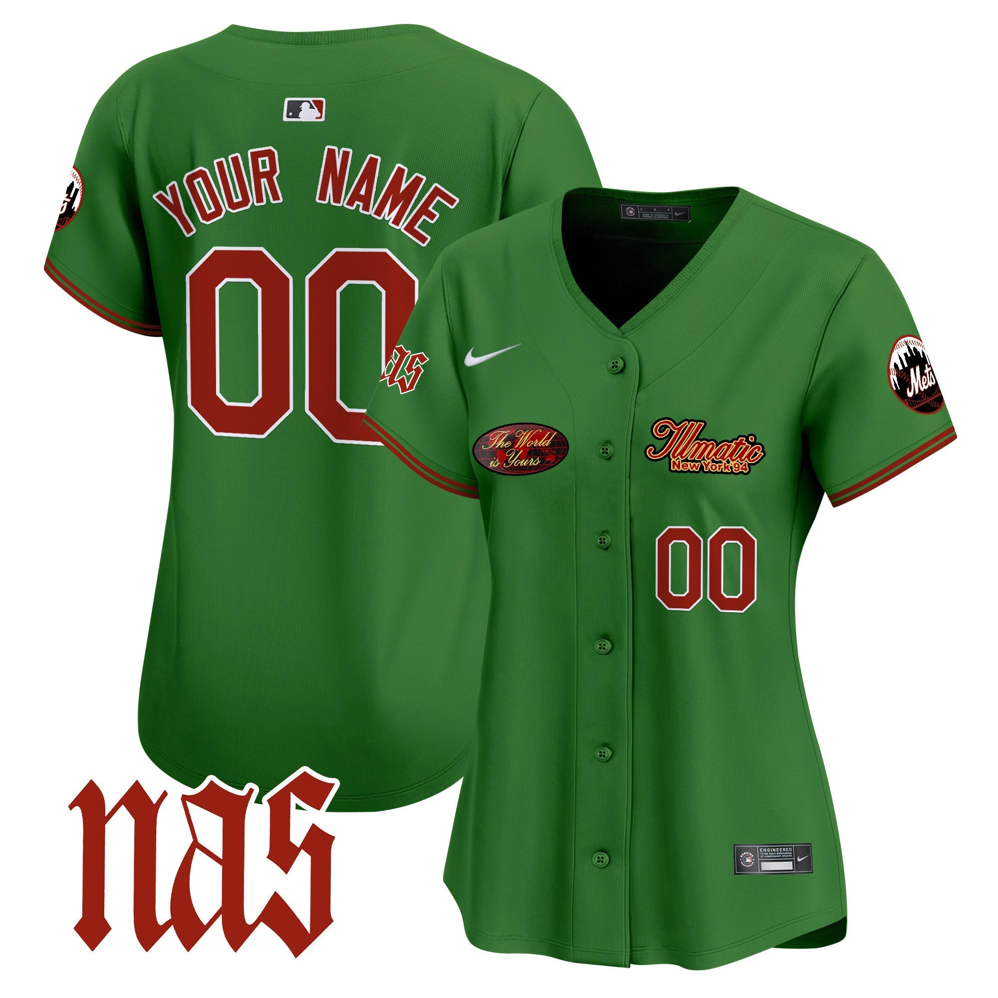 Nas Illmatic Vapor Premier Limited Custom Jersey V2