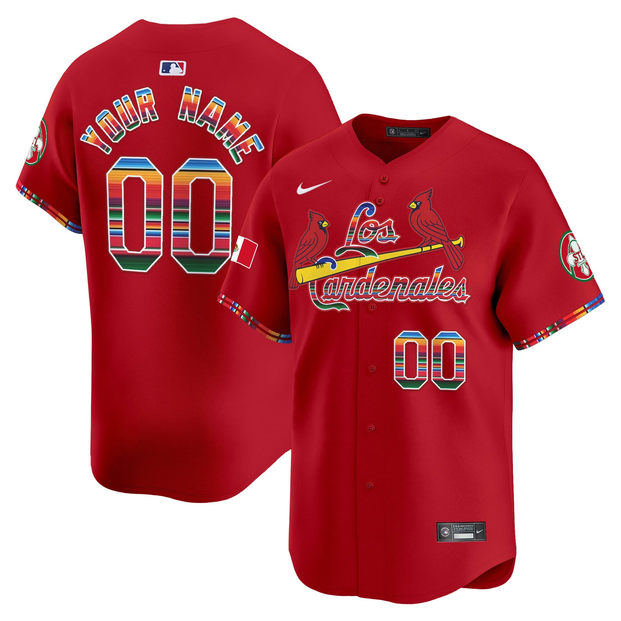 St. Louis Fiesta Cardenales Vapor Premier Limited Custom Jersey