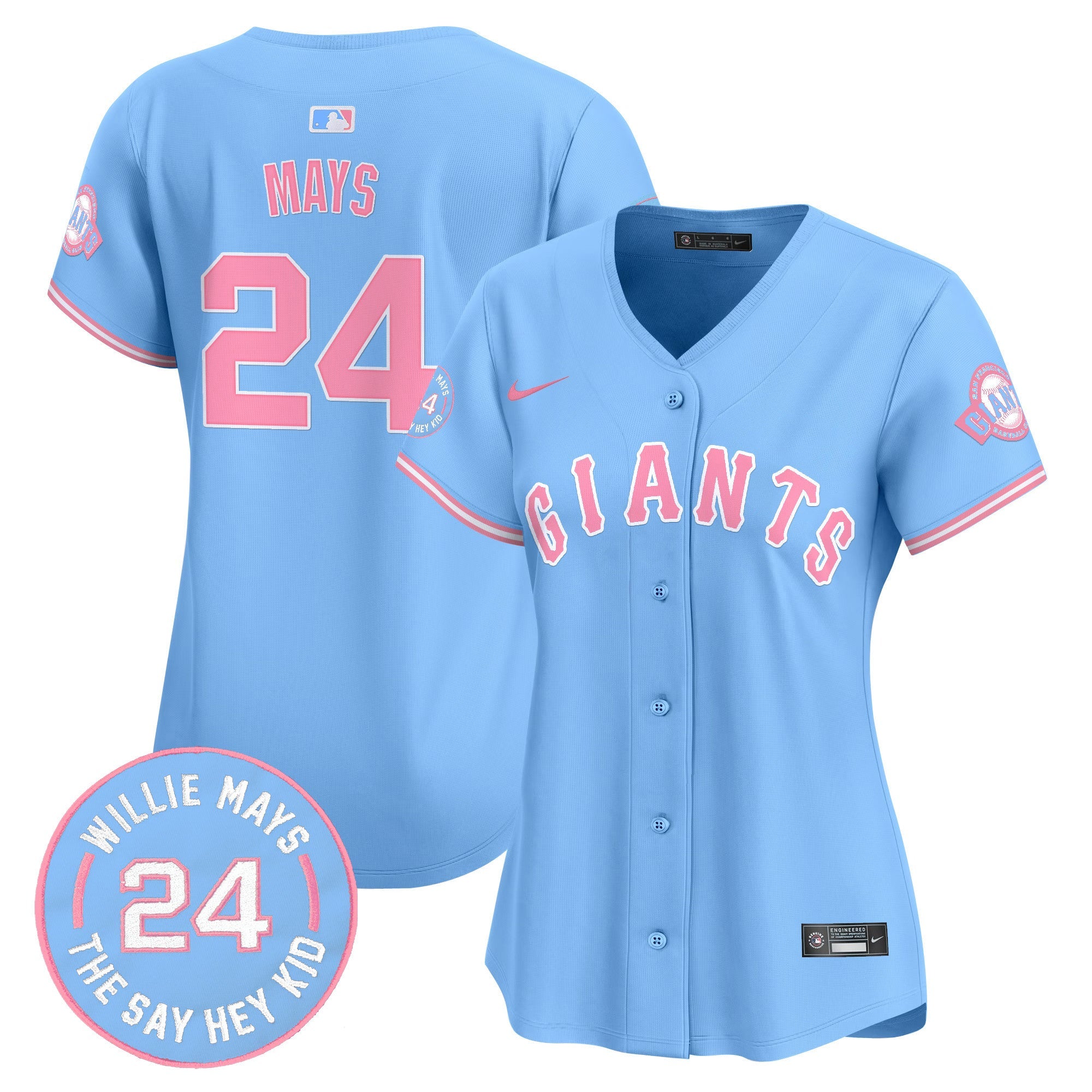 Women’s Unisex San Francisco Bubblegum Pink Vapor Premier Limited Jersey