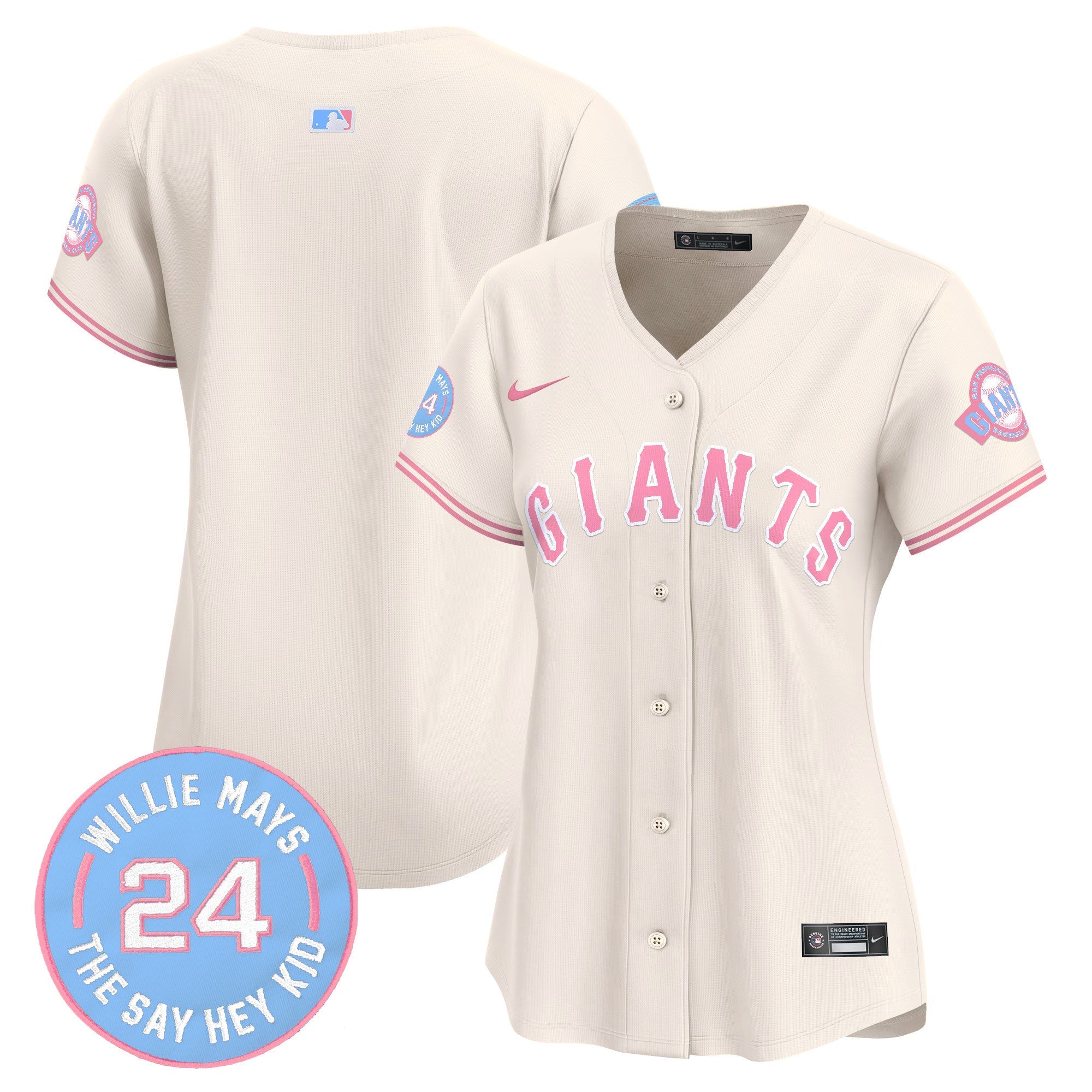 Women’s Unisex San Francisco Bubblegum Pink Vapor Premier Limited Jersey