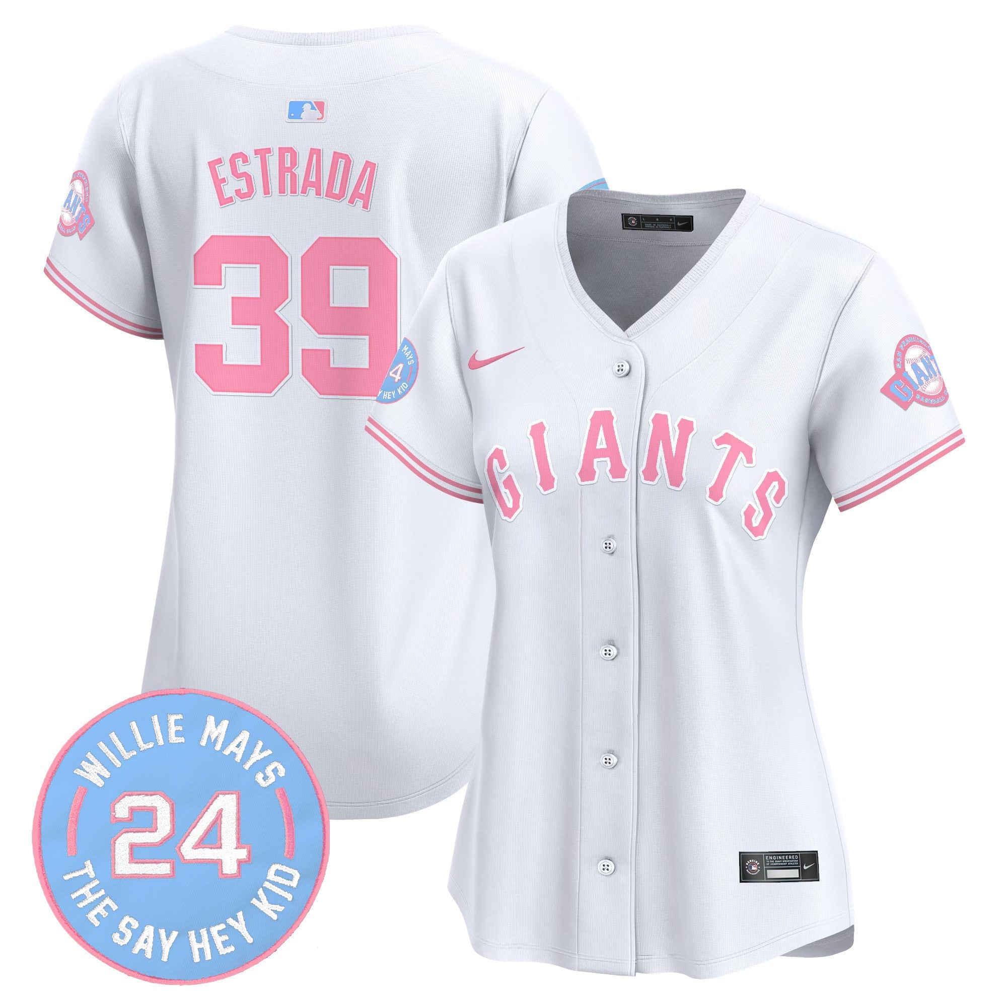 Women’s Unisex San Francisco Bubblegum Pink Vapor Premier Limited Jersey