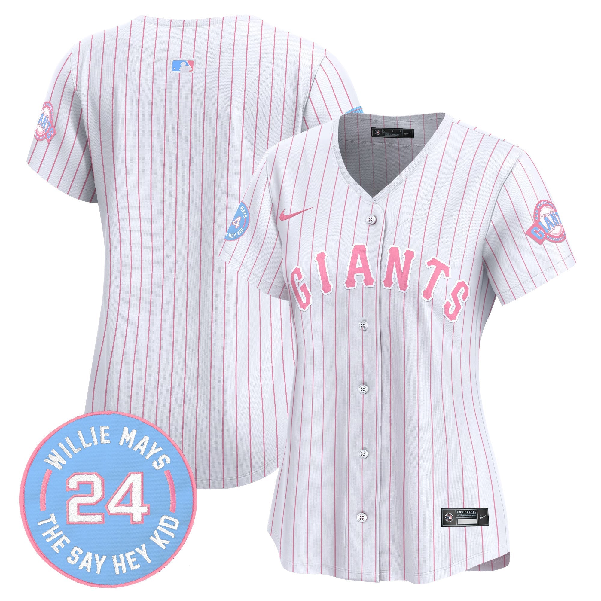 Women’s Unisex San Francisco Bubblegum Pink Vapor Premier Limited Jersey