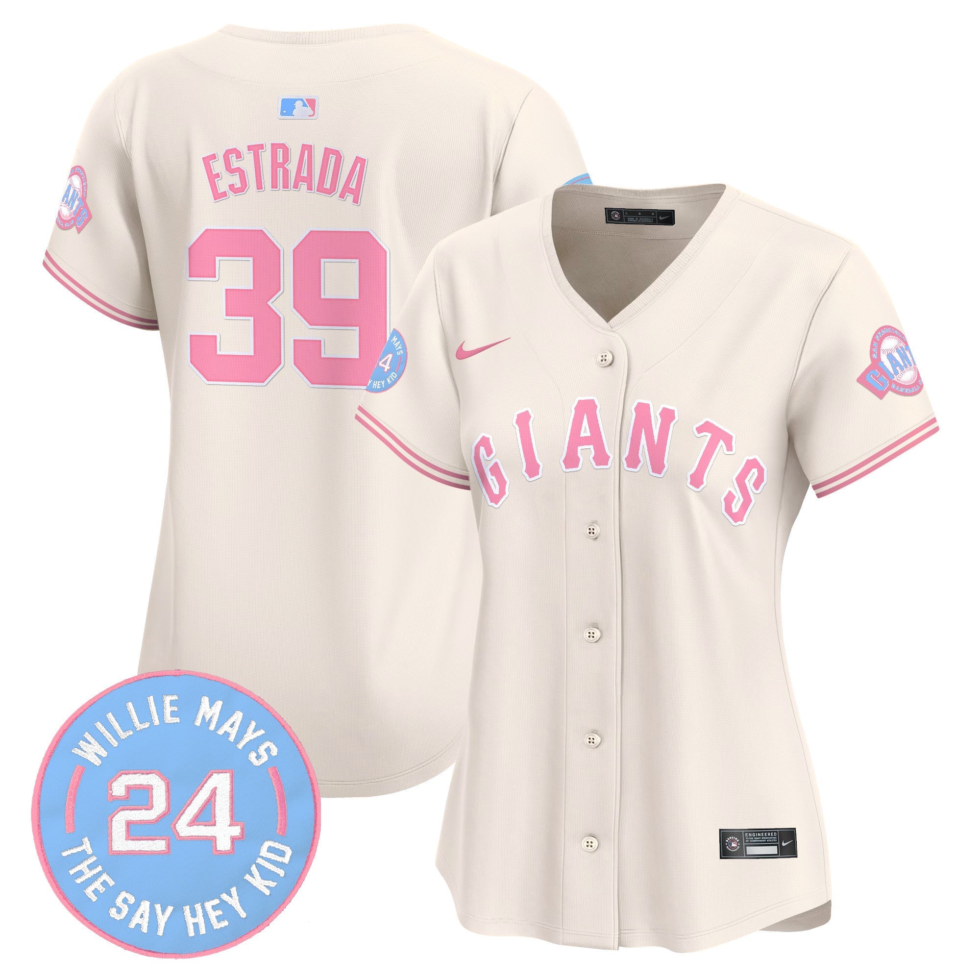 Women’s Unisex San Francisco Bubblegum Pink Vapor Premier Limited Jersey